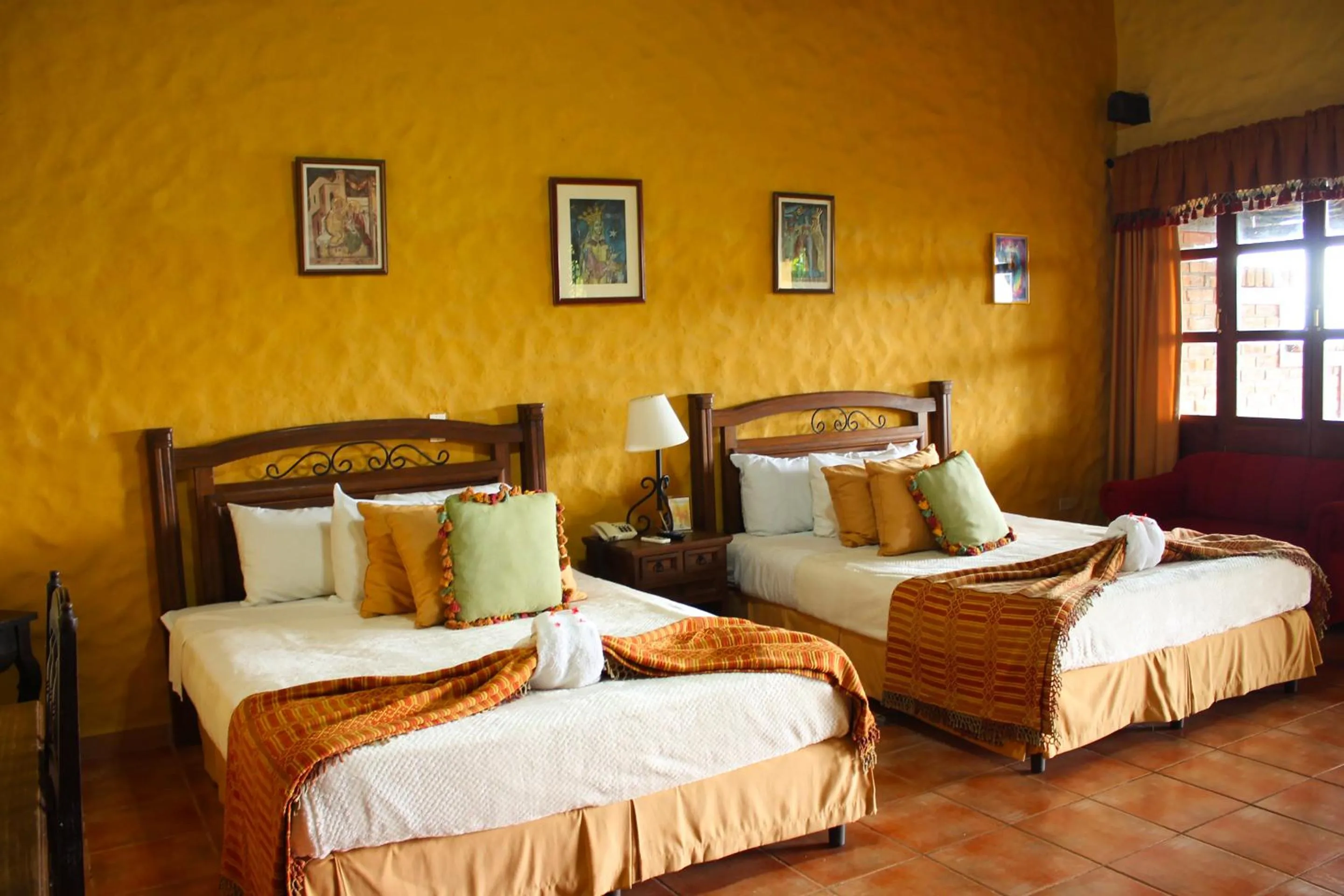 Bed in La Posada de Suchitlan