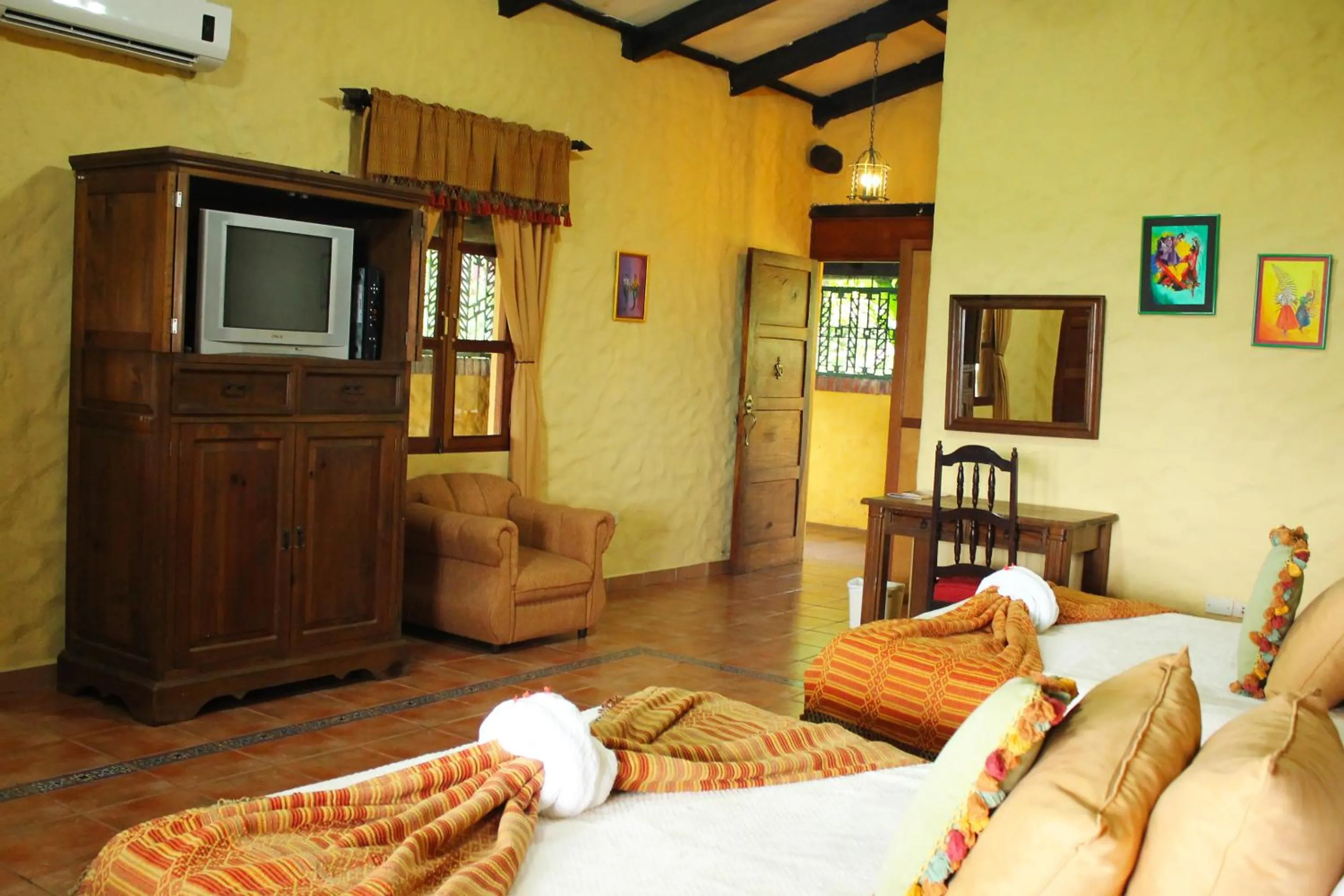 Bed in La Posada de Suchitlan