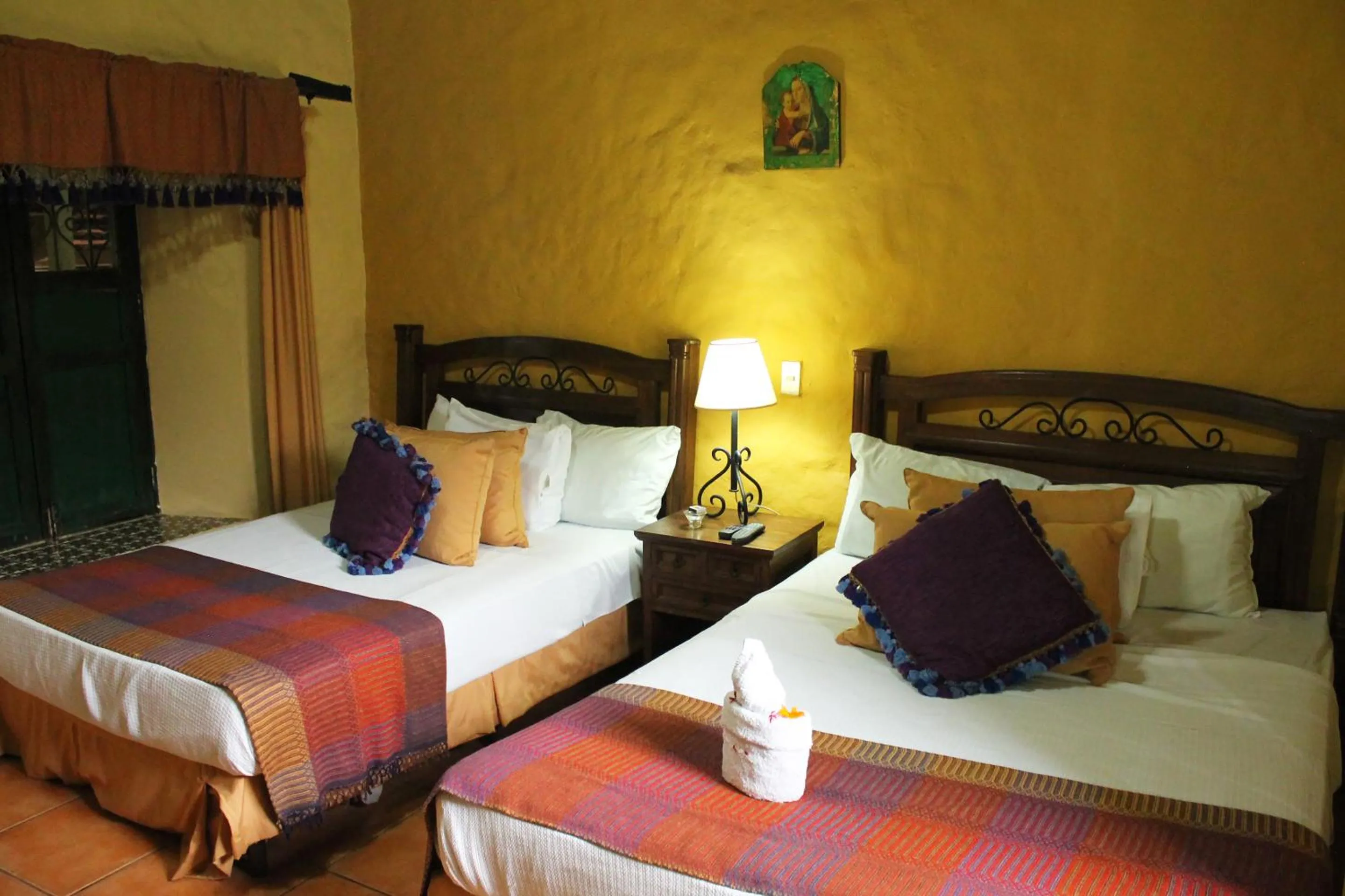 Bed in La Posada de Suchitlan