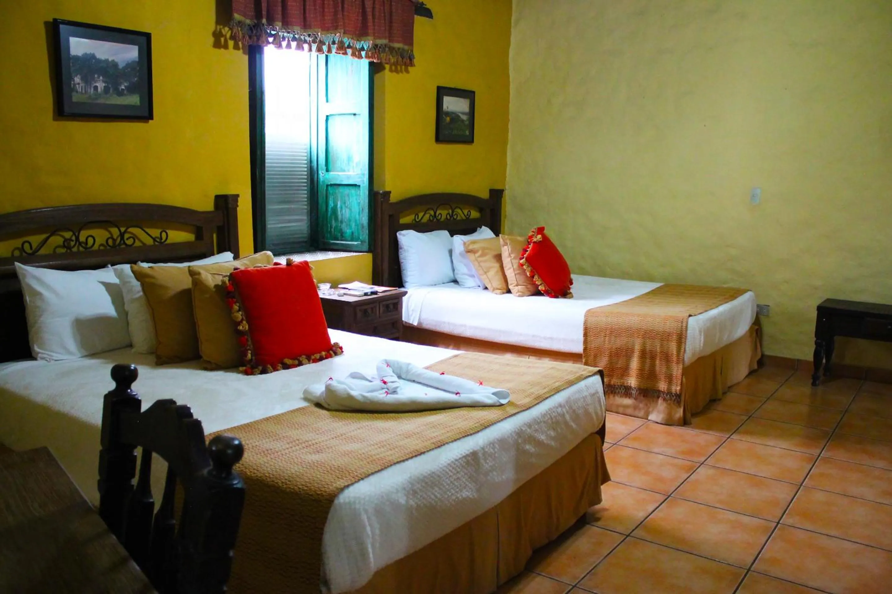 Bed in La Posada de Suchitlan