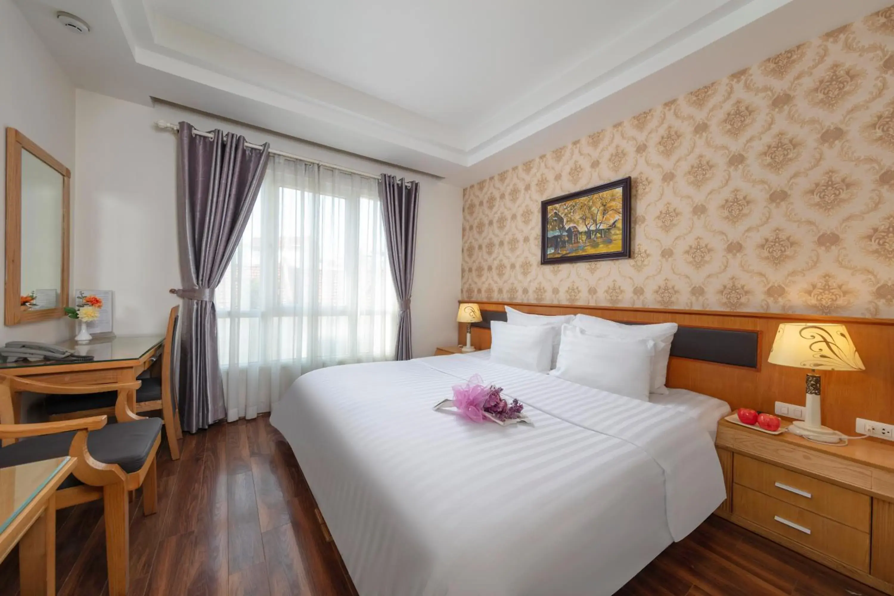 Bed in Hanoi Sky Hotel Bed in Hanoi Sky Hotel