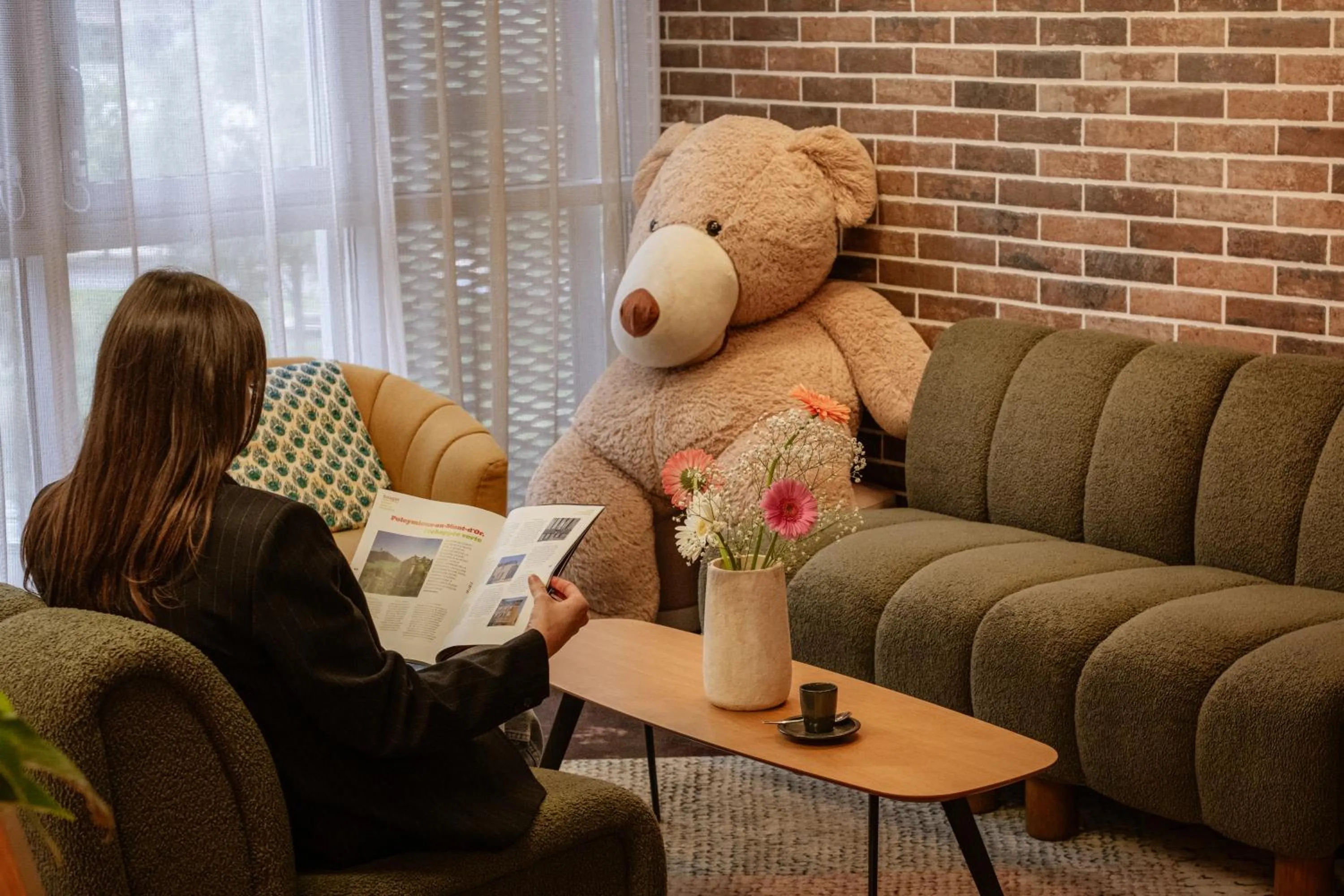 Living room in Novotel Lyon Centre-Confluence Bord de Saone