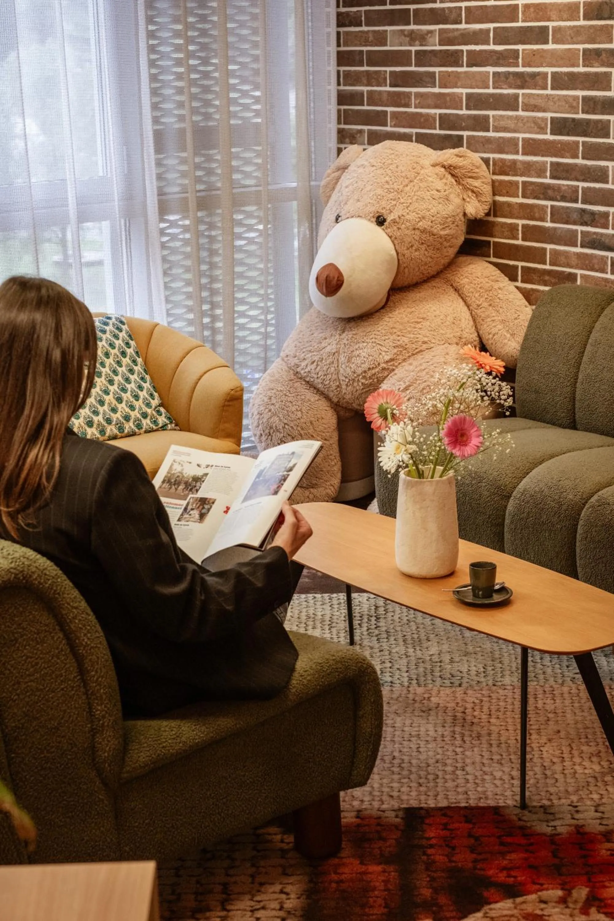 Living room in Novotel Lyon Centre-Confluence Bord de Saone