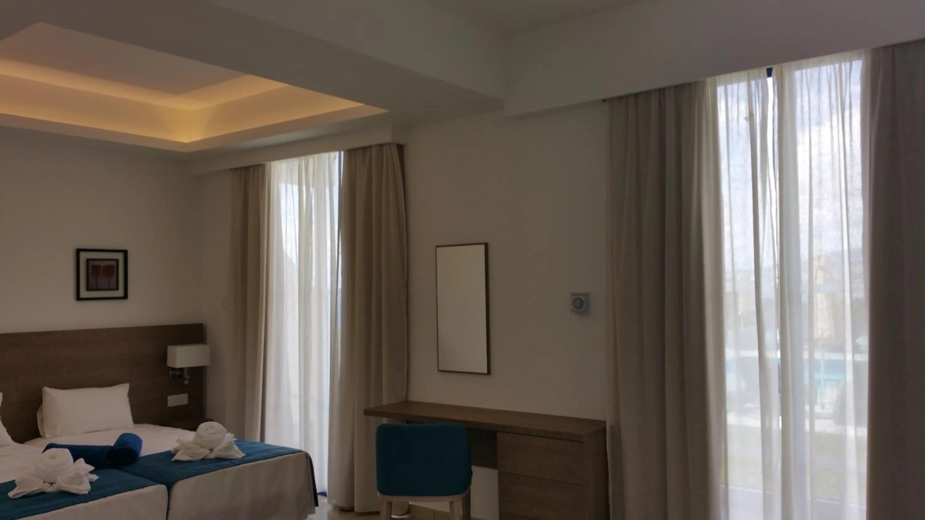 Bed in Marica's Boutique Hotel