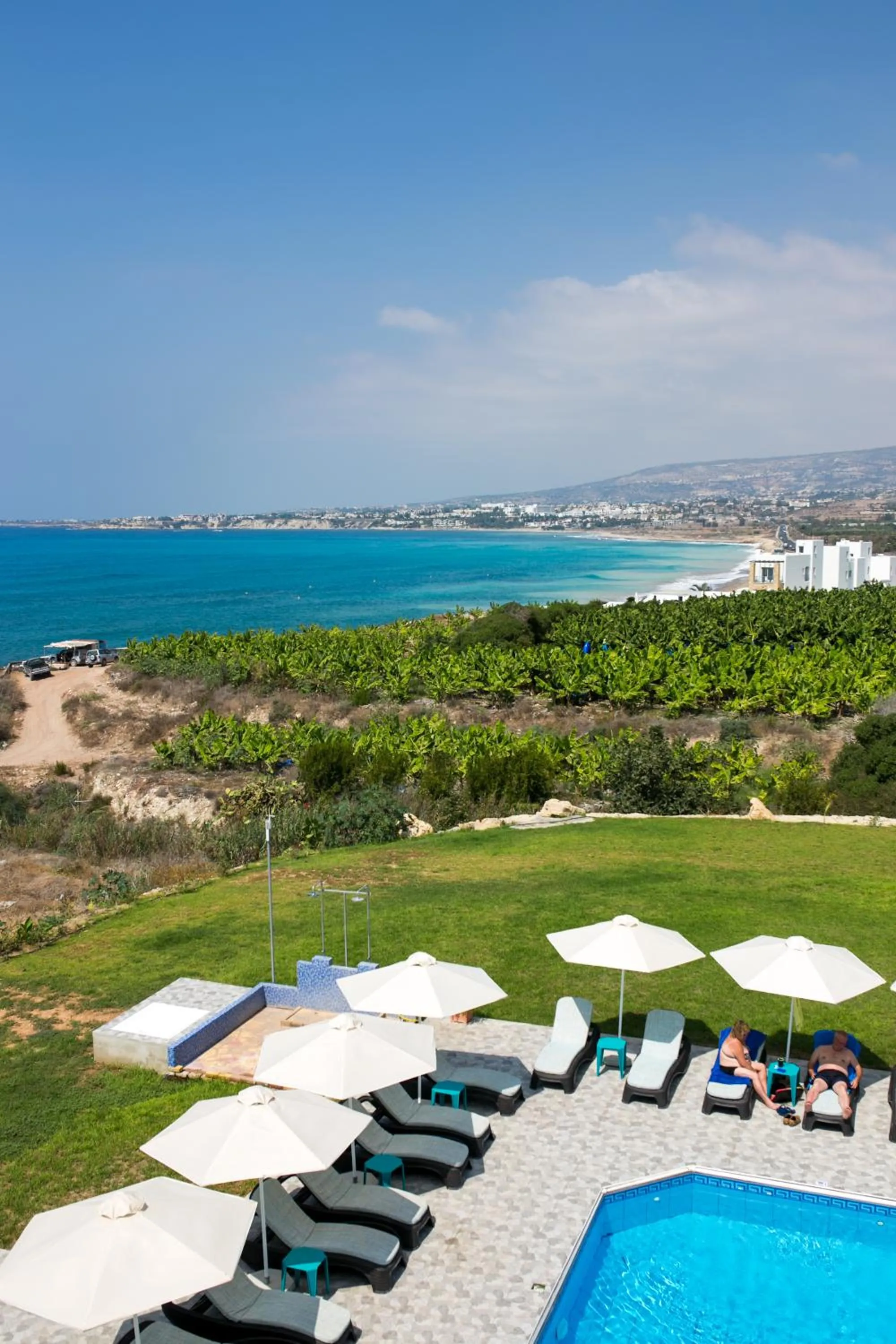 Pool view in Marica's Boutique Hotel