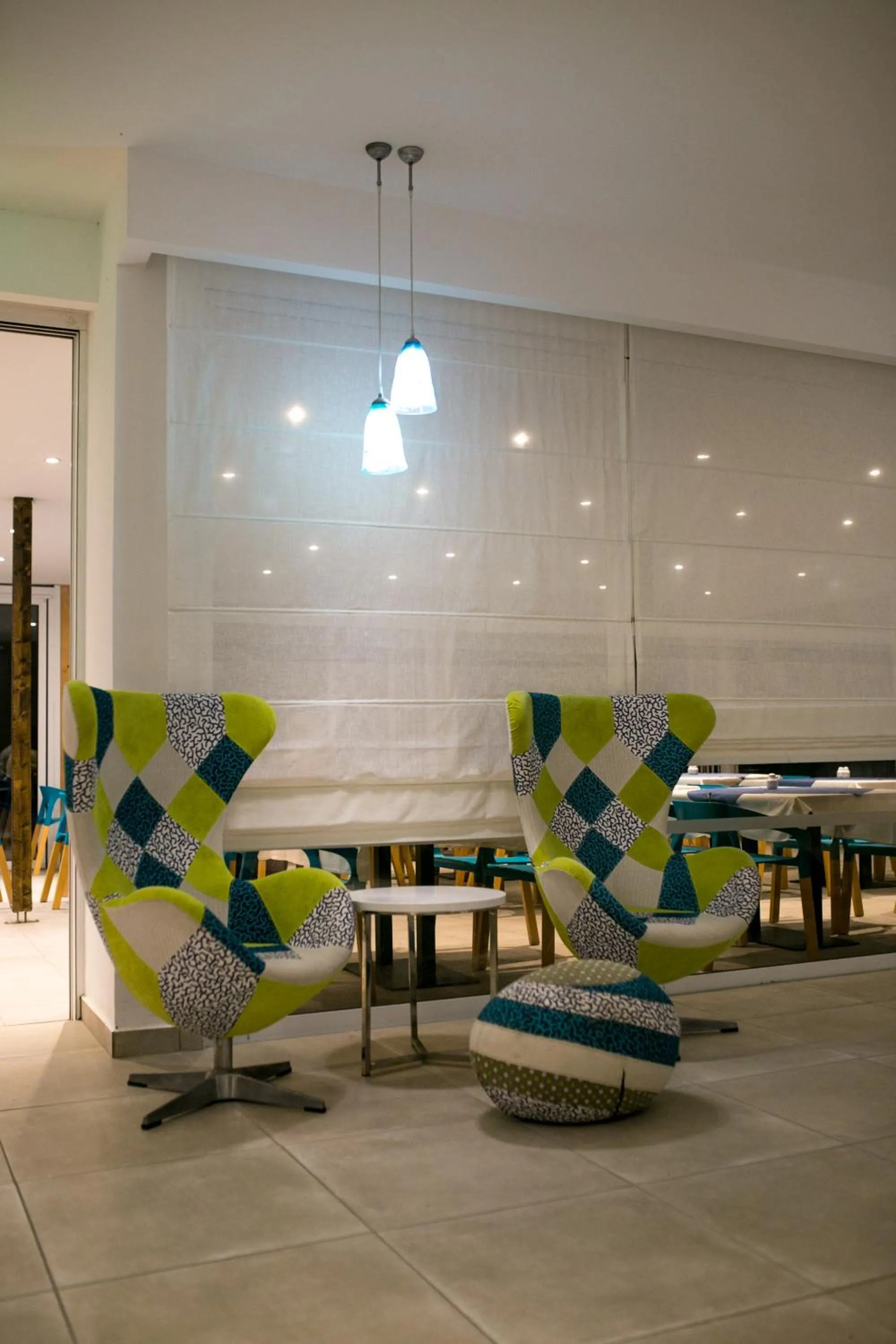 Seating area in Marica's Boutique Hotel