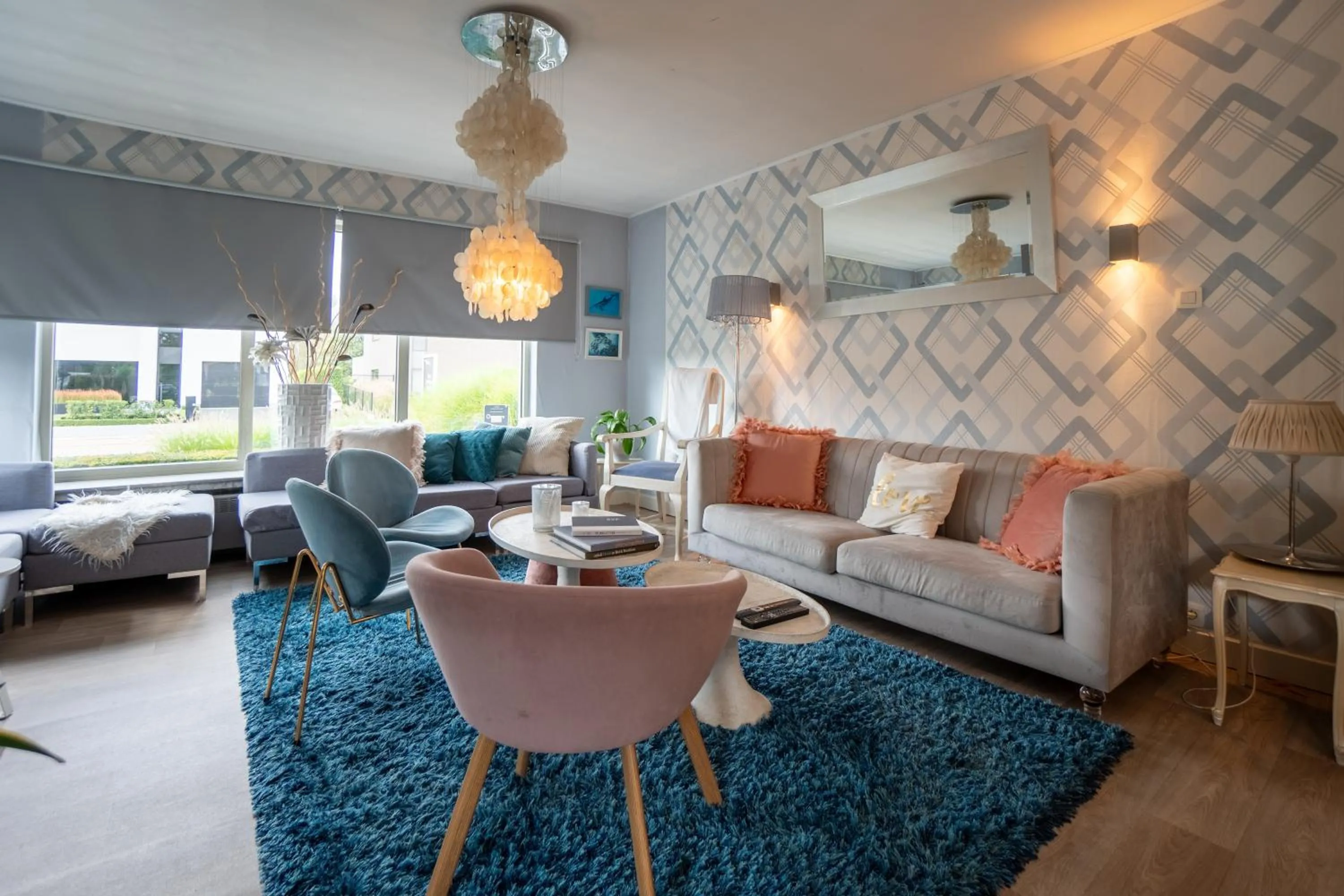 Living room in Guesthouse De Witte Merel Deluxe