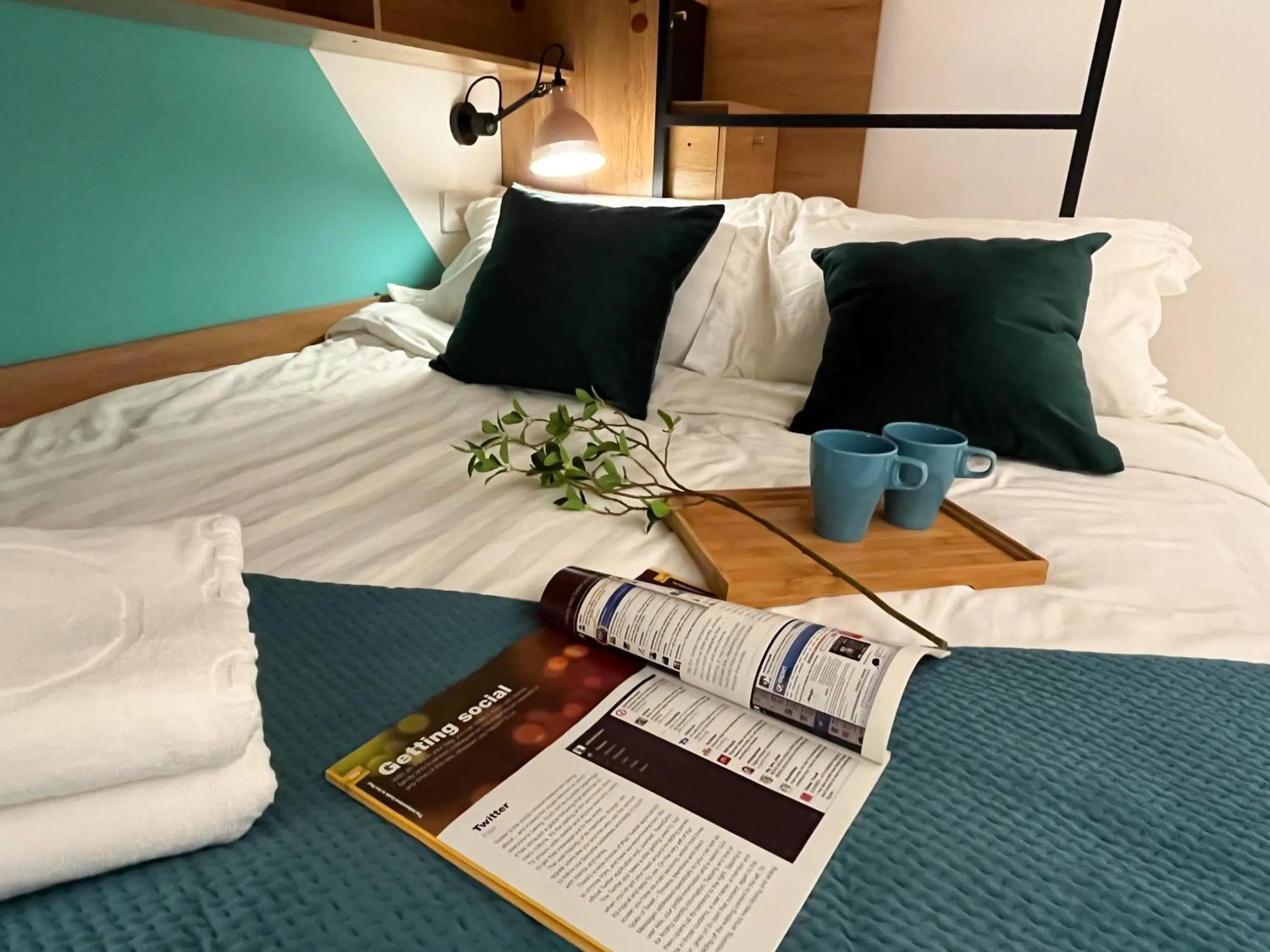 Bed in Apple 1 Hotel Queensbay