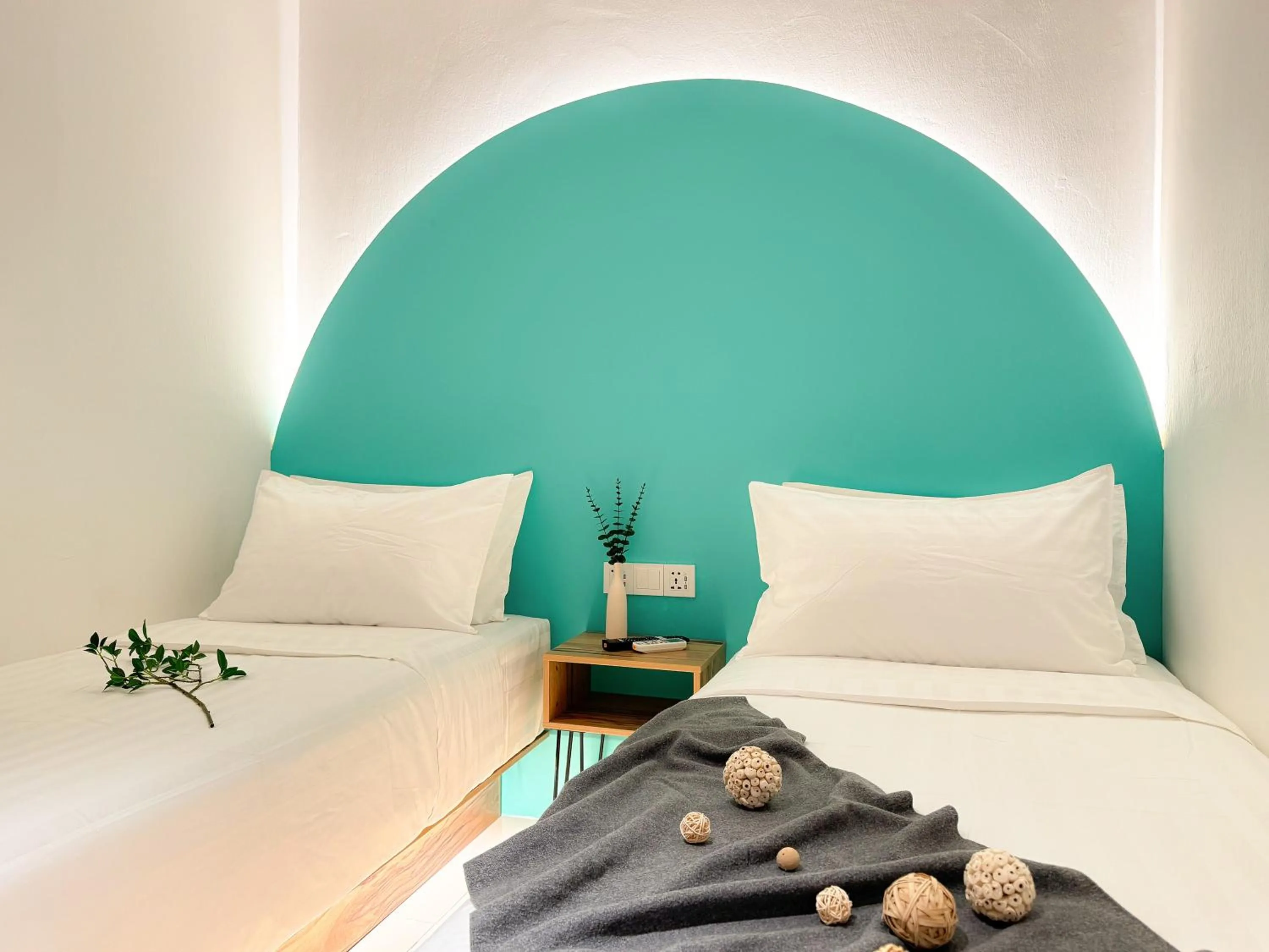 Bed in Apple 1 Hotel Queensbay