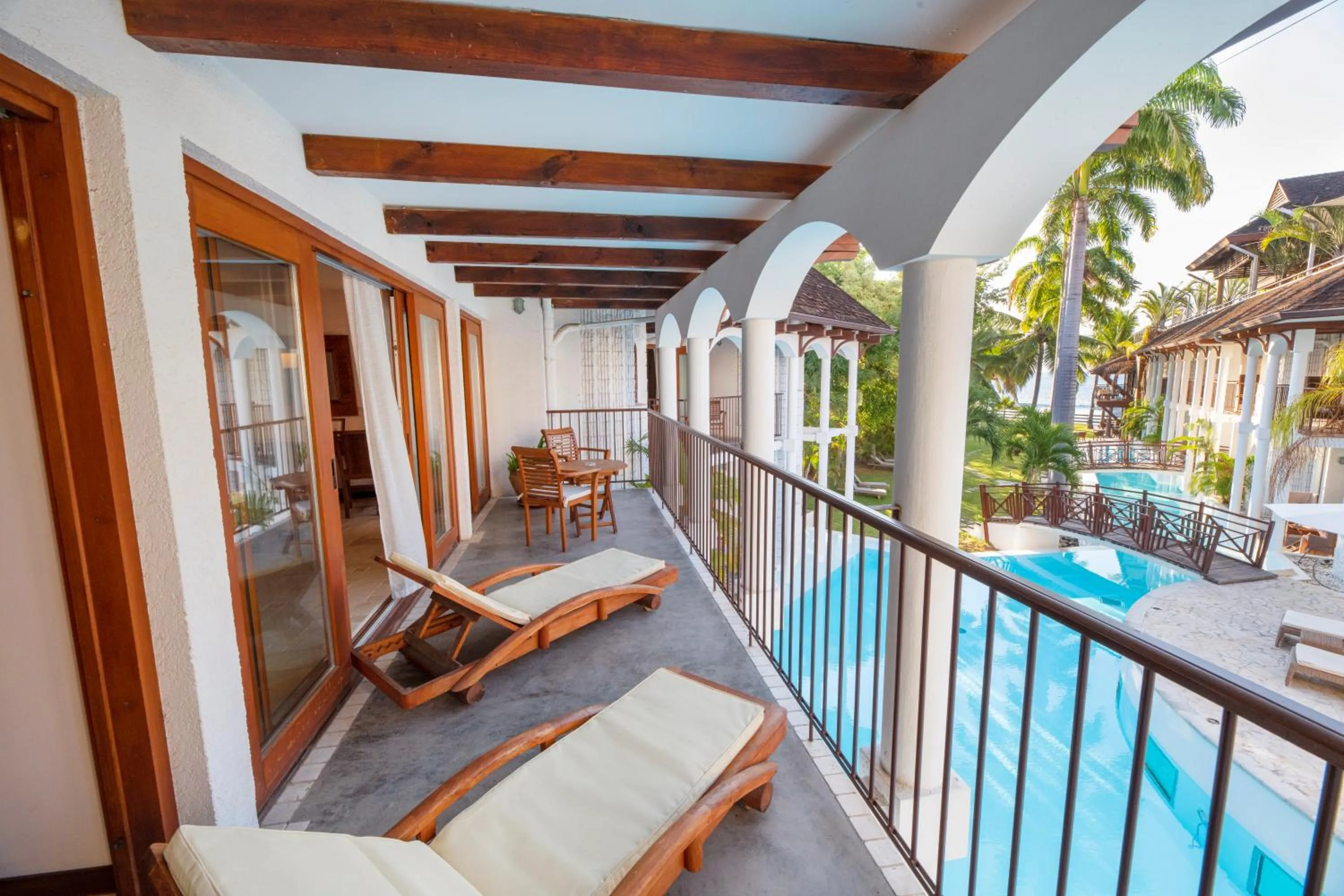 Balcony/Terrace in Le Saint Alexis **** Hotel & Spa