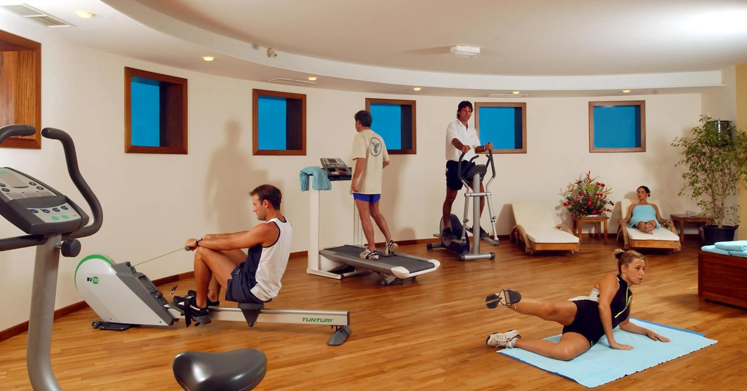Fitness centre/facilities in Le Saint Alexis **** Hotel & Spa