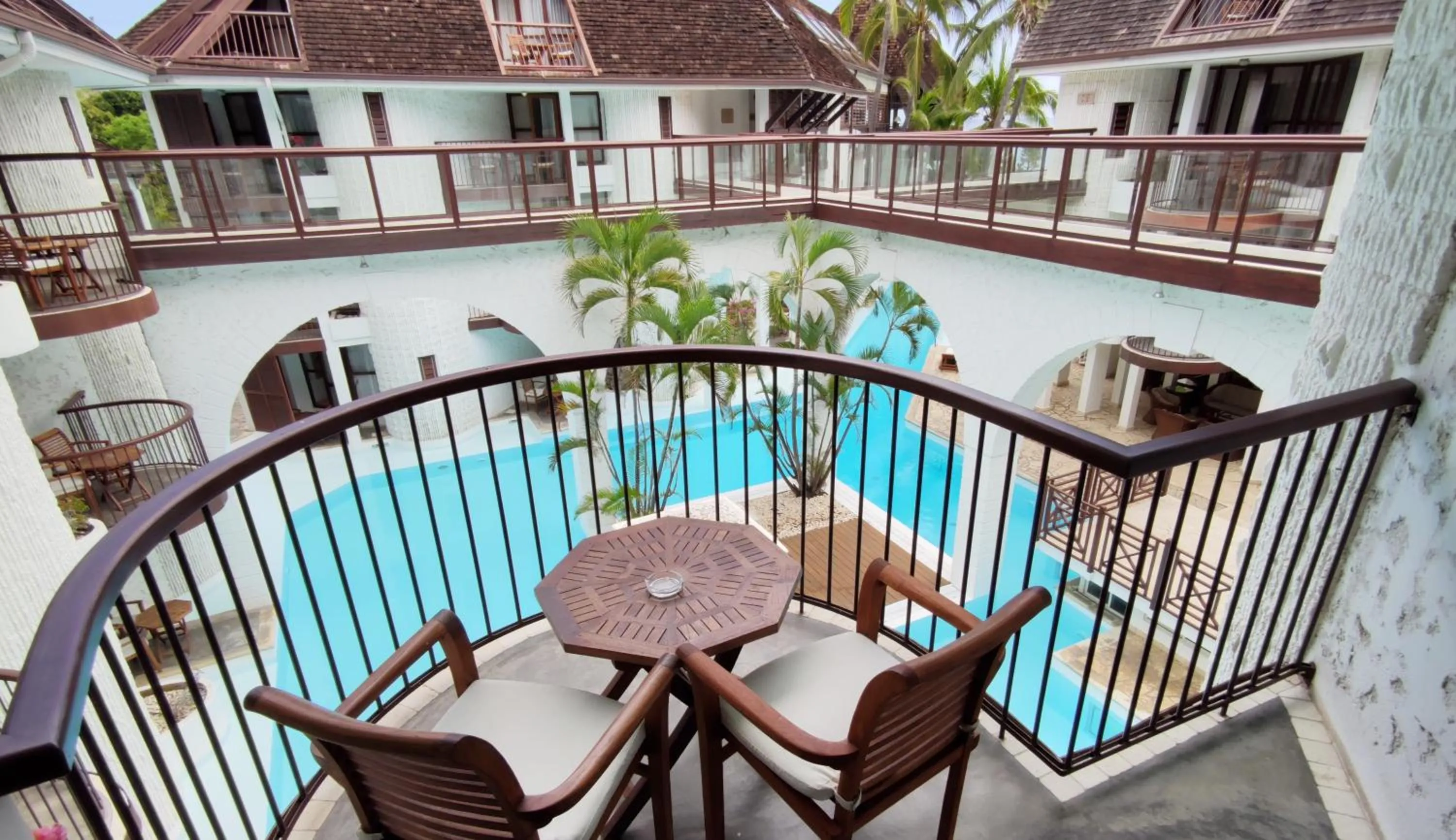 Balcony/Terrace in Le Saint Alexis **** Hotel & Spa