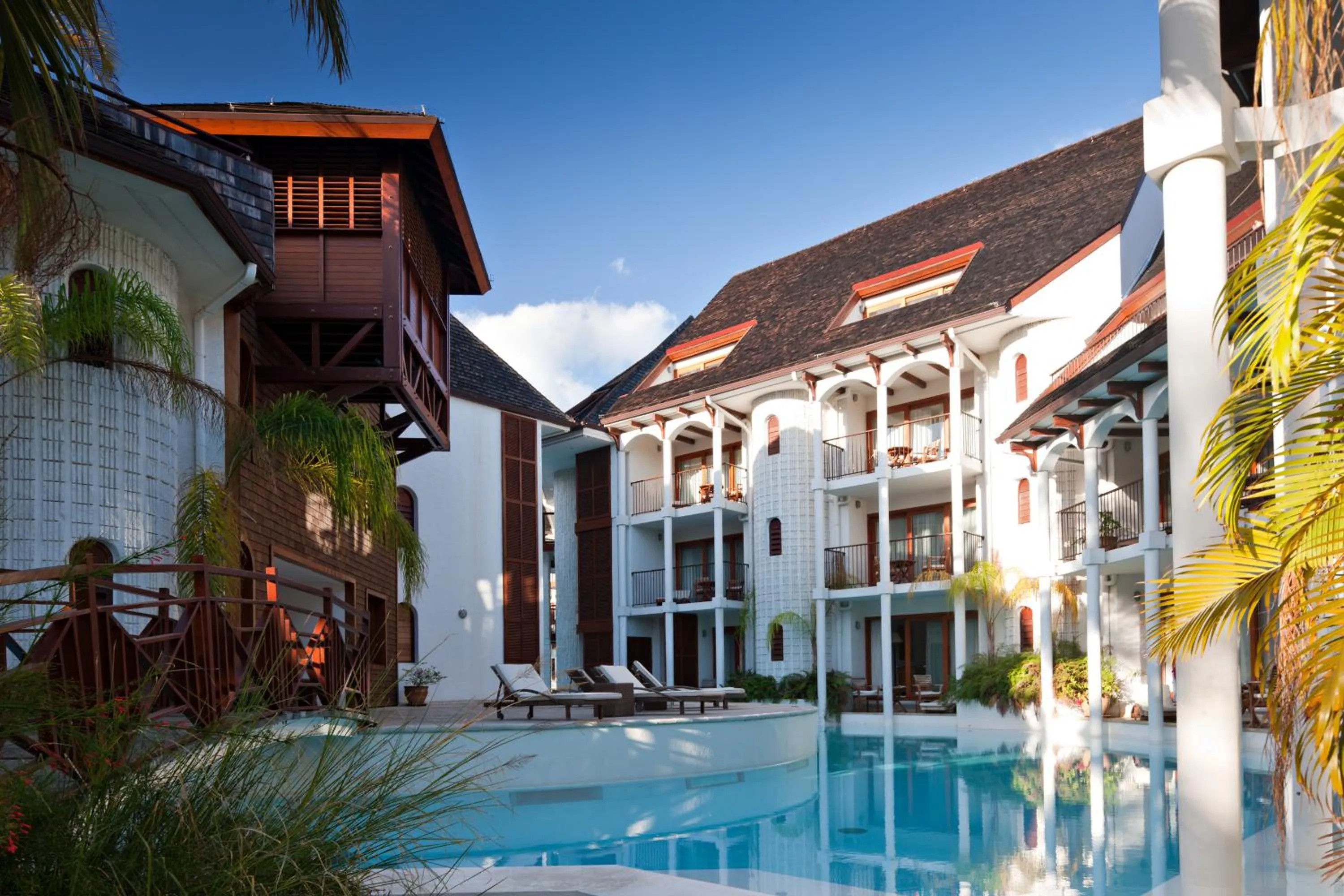 Swimming pool in Le Saint Alexis **** Hotel & Spa