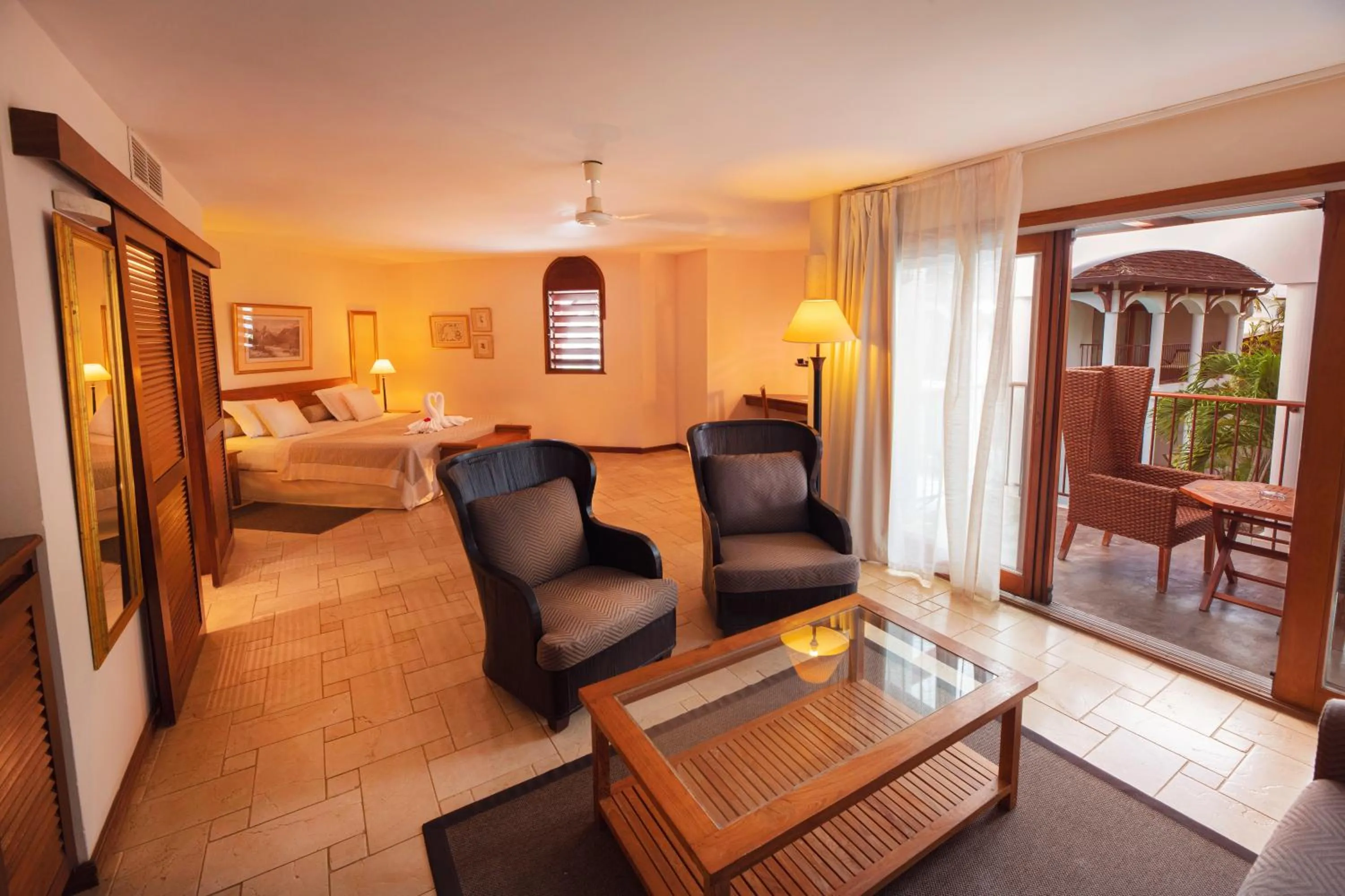 Living room, Bed in Le Saint Alexis **** Hotel & Spa