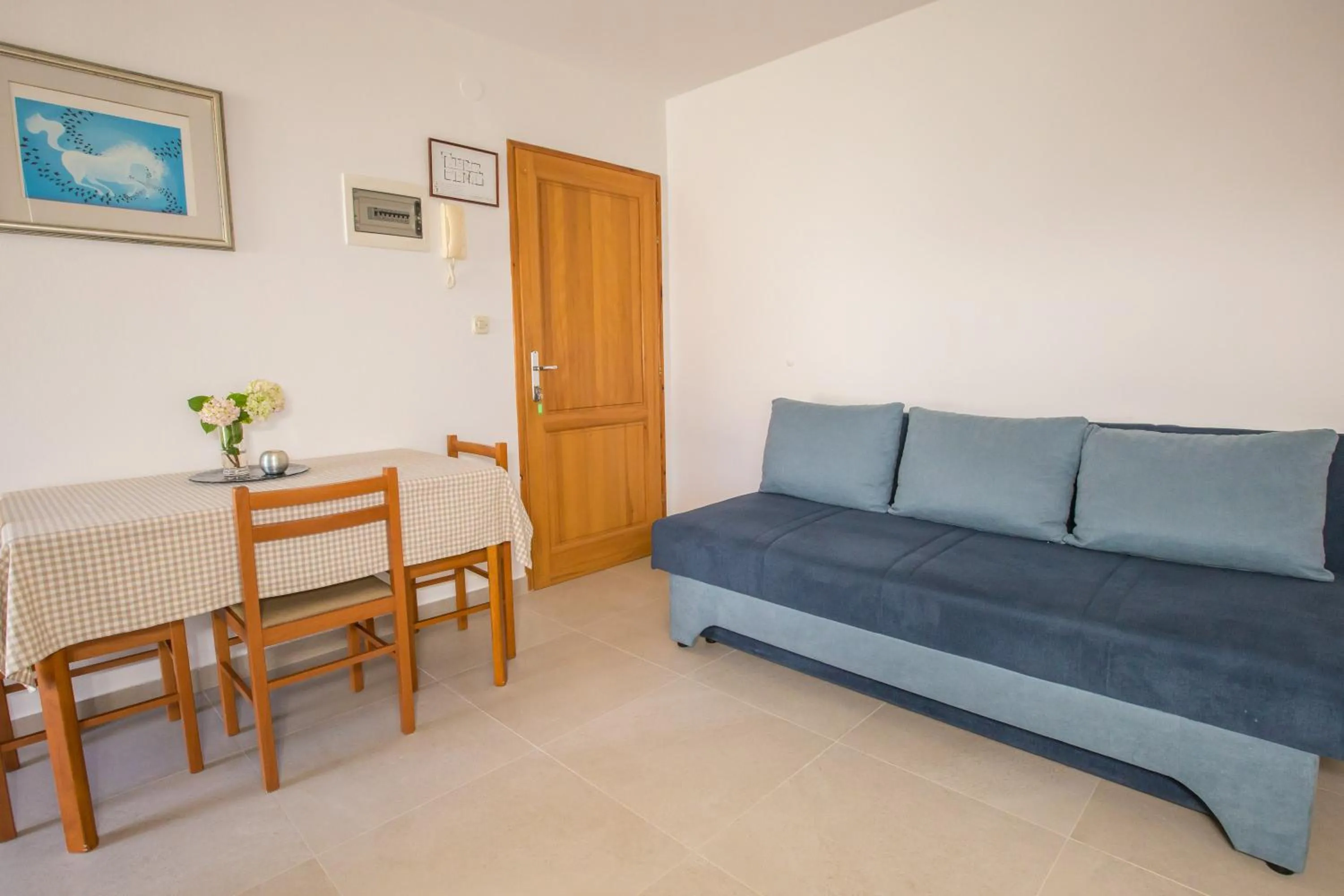 Kitchen or kitchenette in Apartments Villa Borik