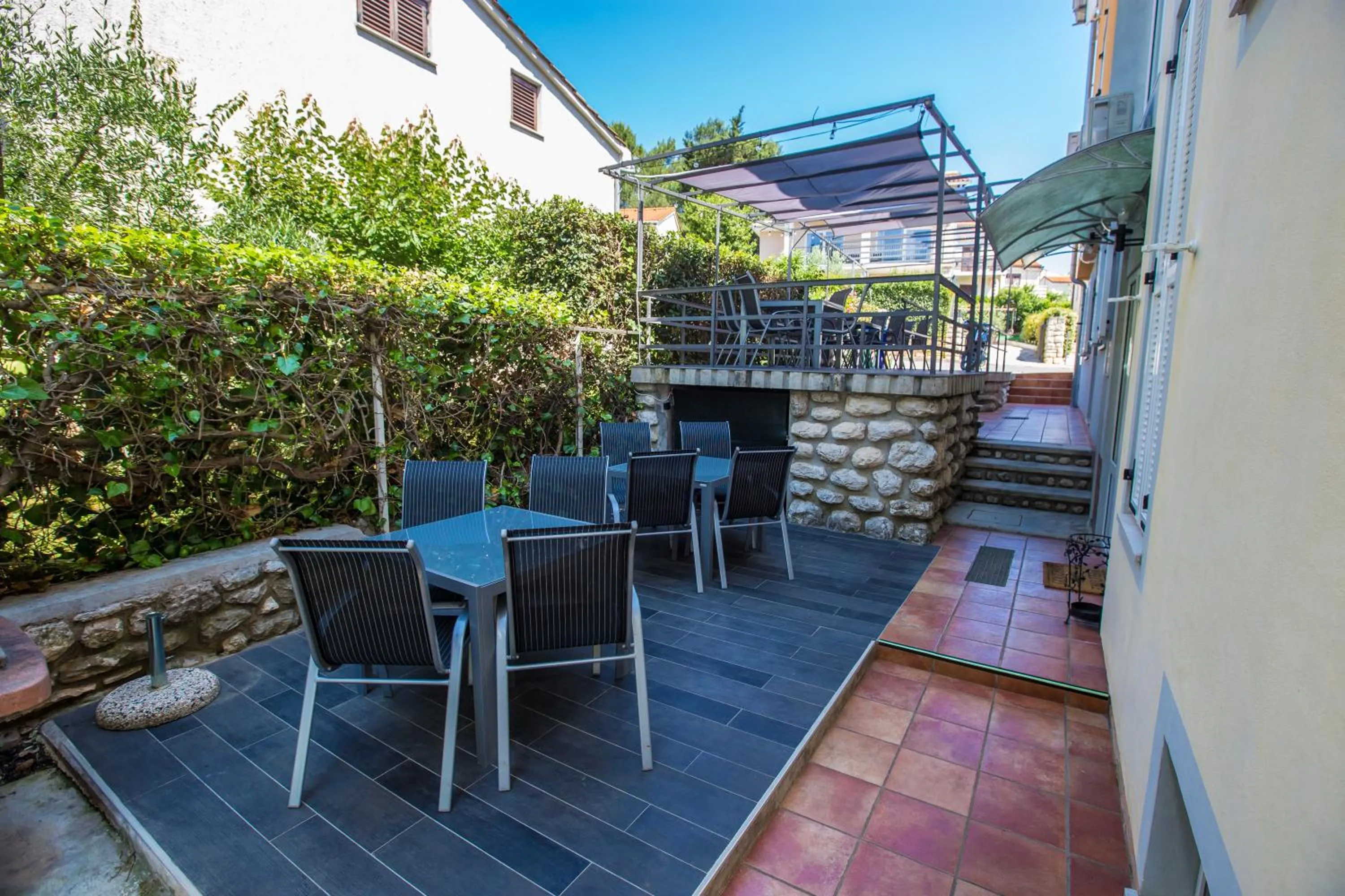 Balcony/Terrace in Apartments Villa Borik