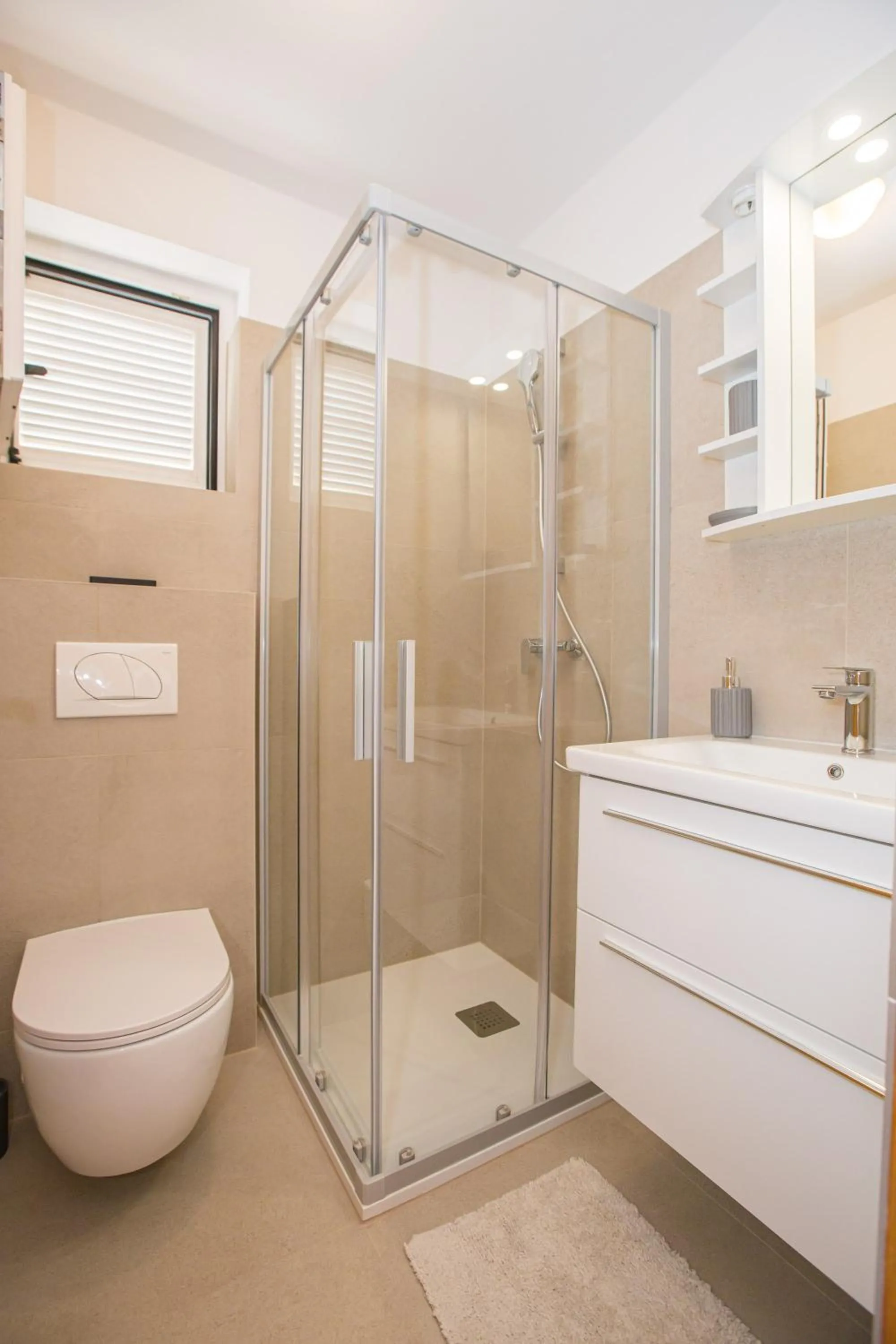 Bathroom in Apartments Villa Borik