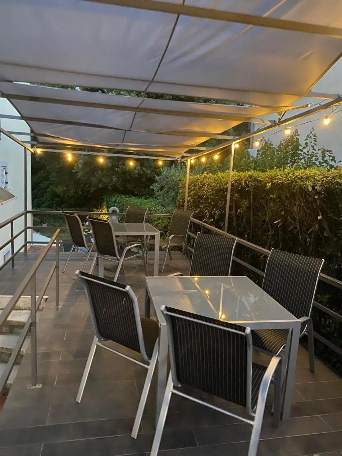 Patio in Apartments Villa Borik