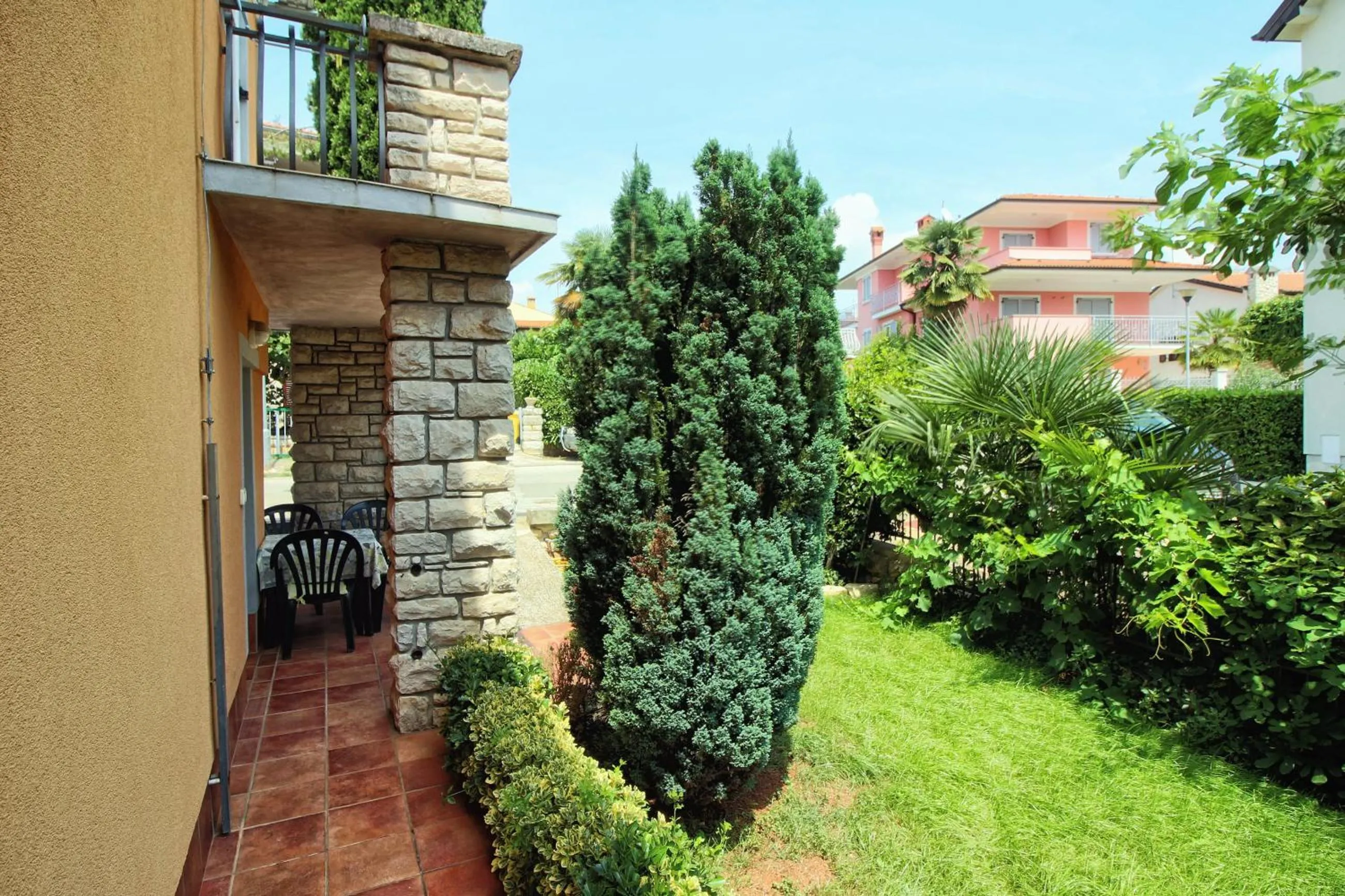 Balcony/Terrace in Apartments Villa Borik