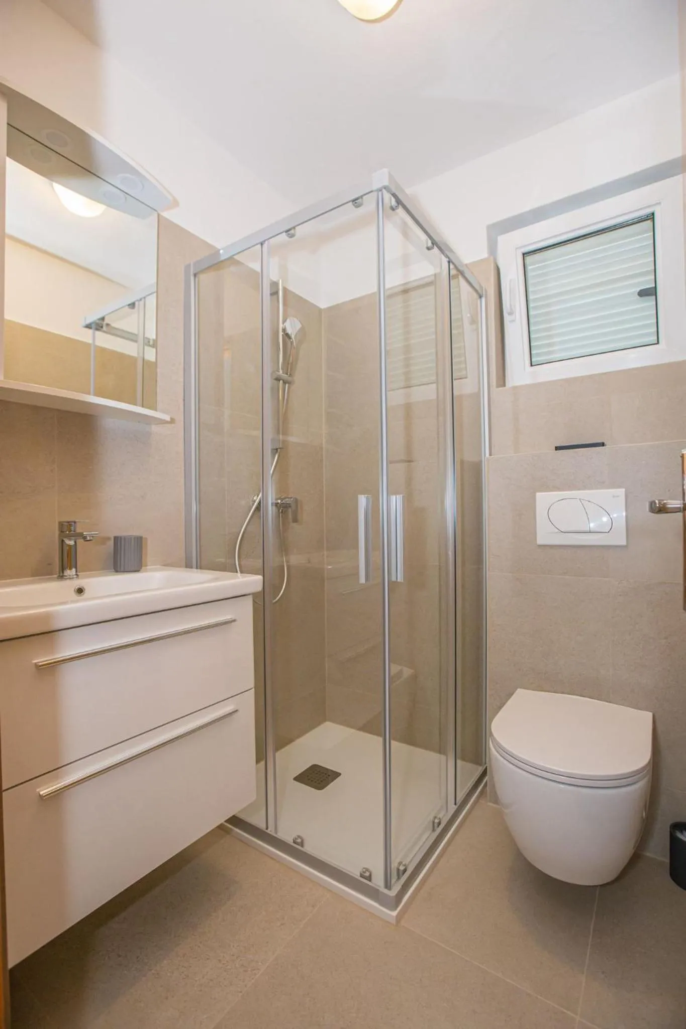 Shower in Apartments Villa Borik