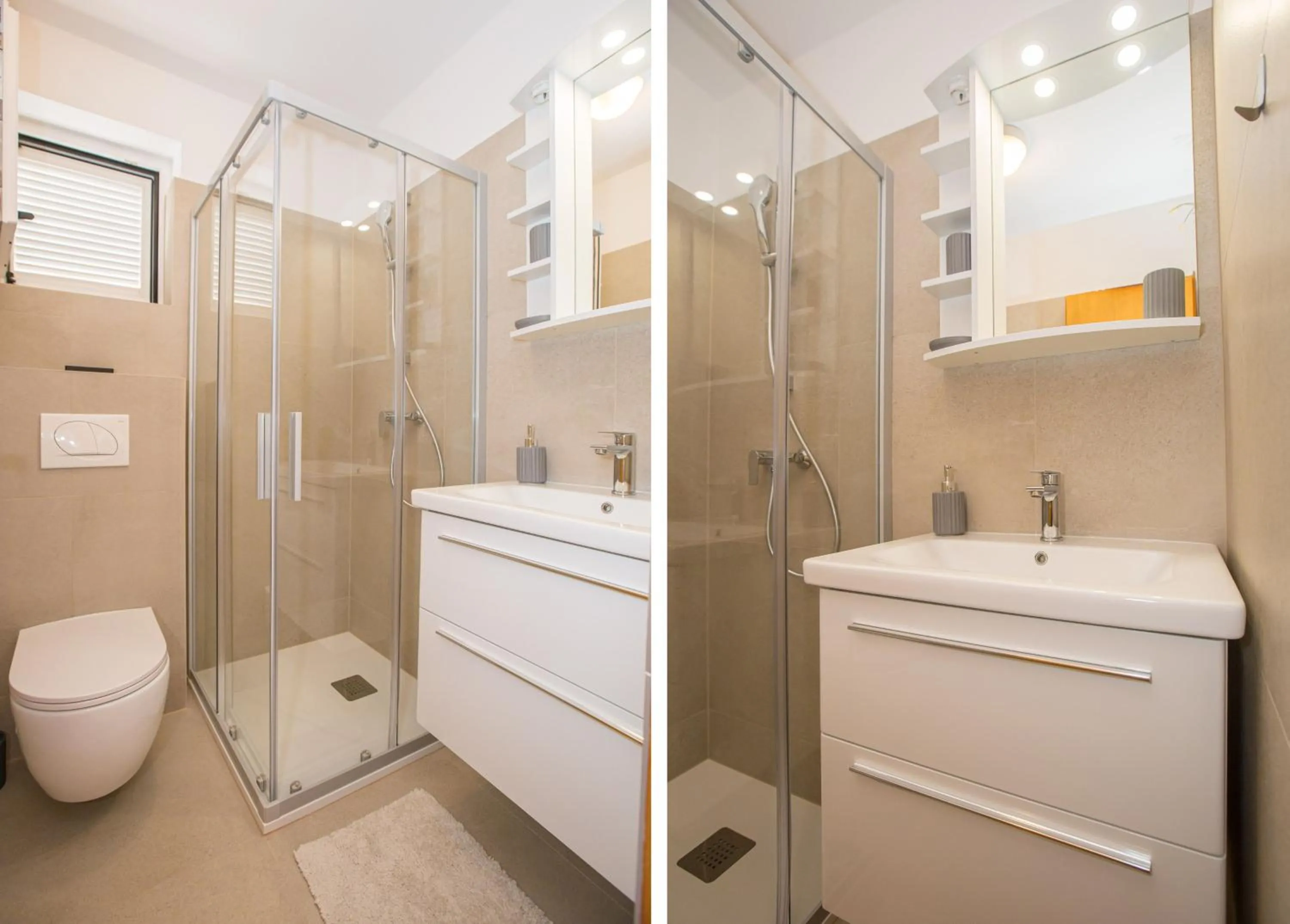 Bathroom in Apartments Villa Borik