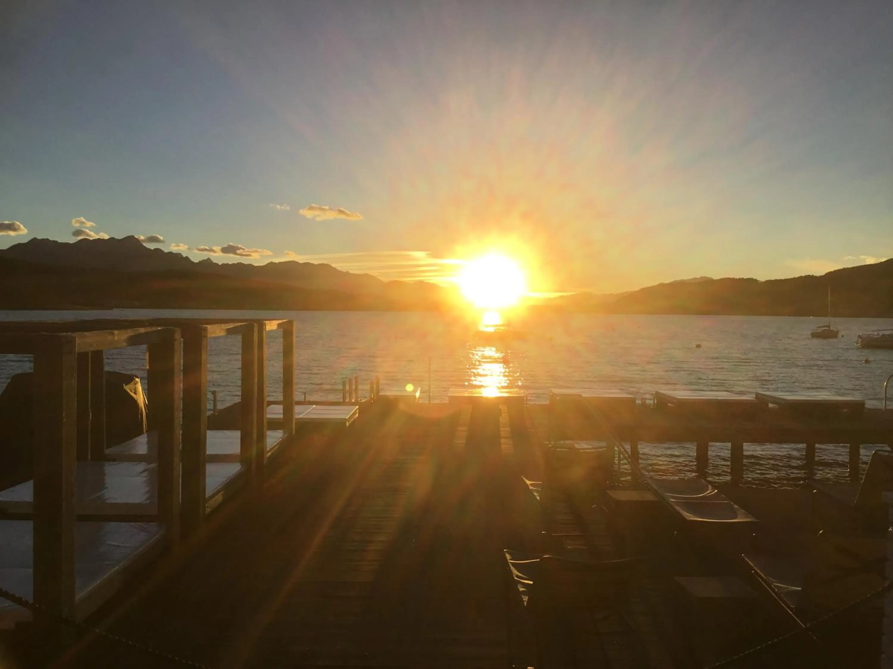 Sunrise in Villa Auguste