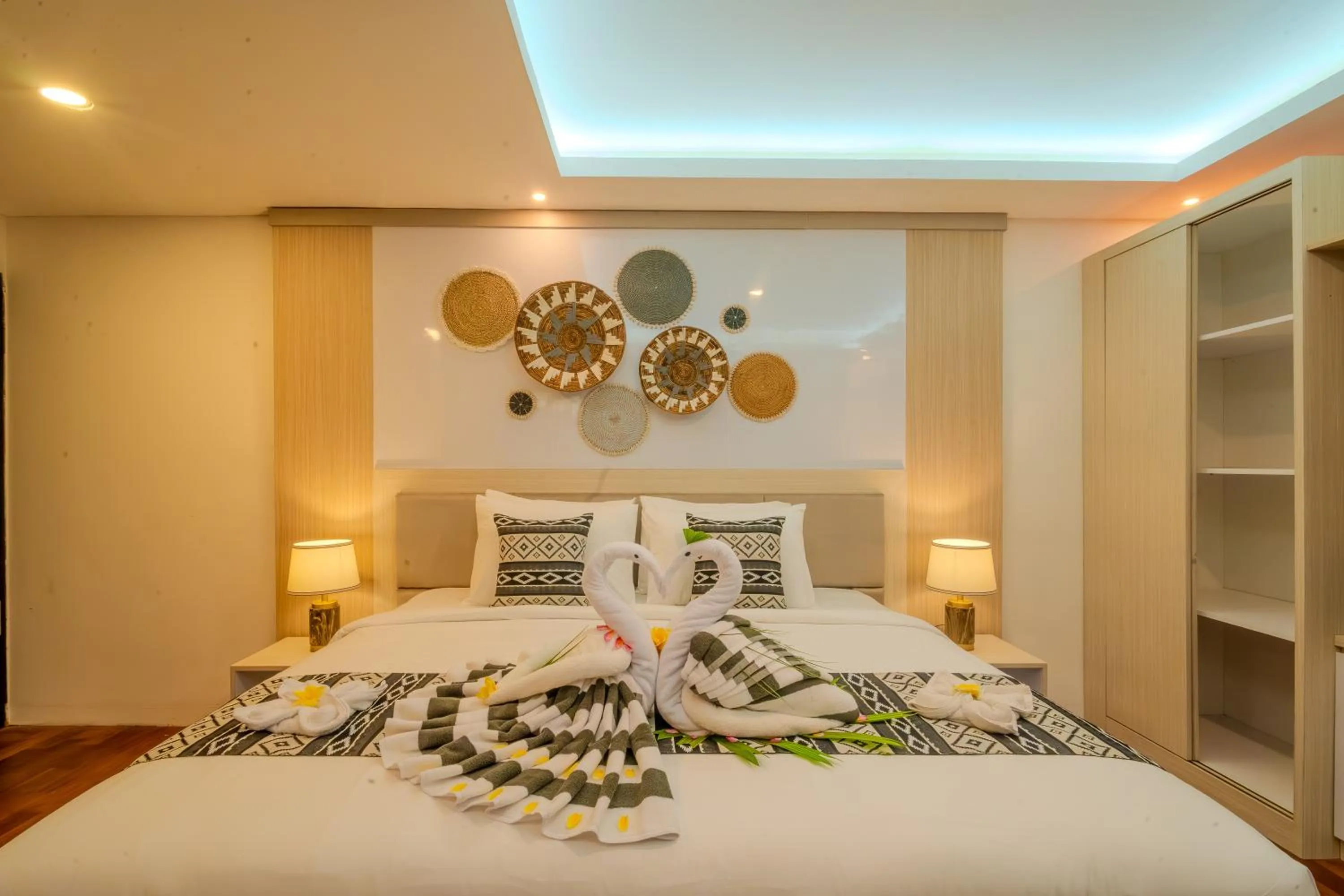 Bed in Mamo Hotel Uluwatu