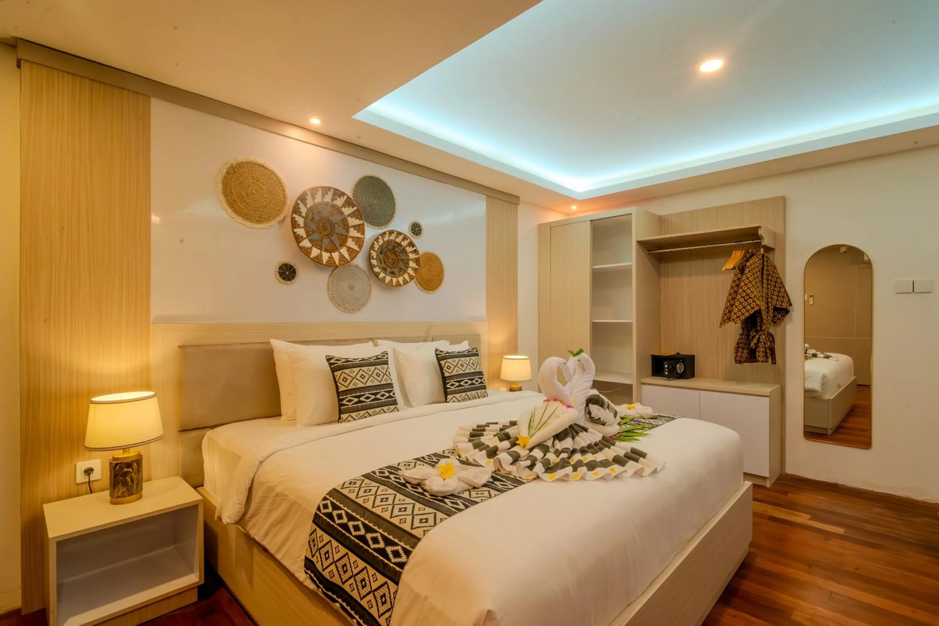 Bed in Mamo Hotel Uluwatu