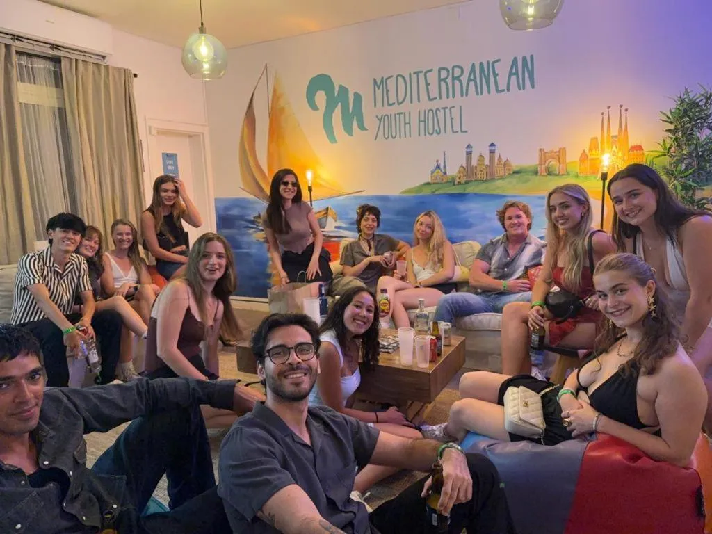 People in Mediterranean Hostel Barcelona