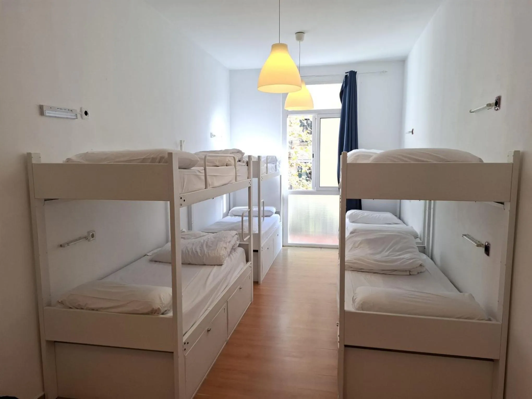 Bedroom, Bed in Mediterranean Hostel Barcelona