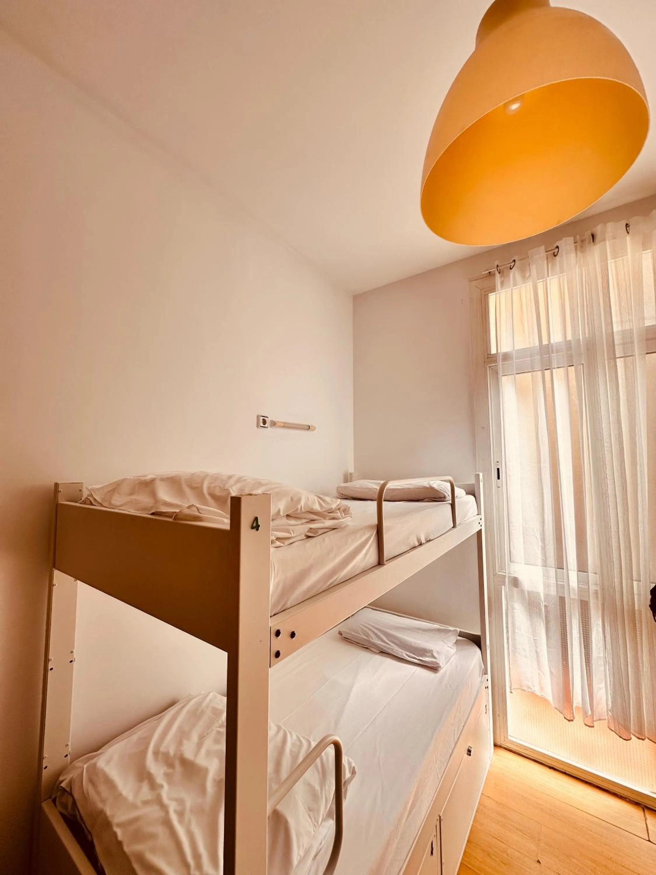 Bedroom, Bed in Mediterranean Hostel Barcelona