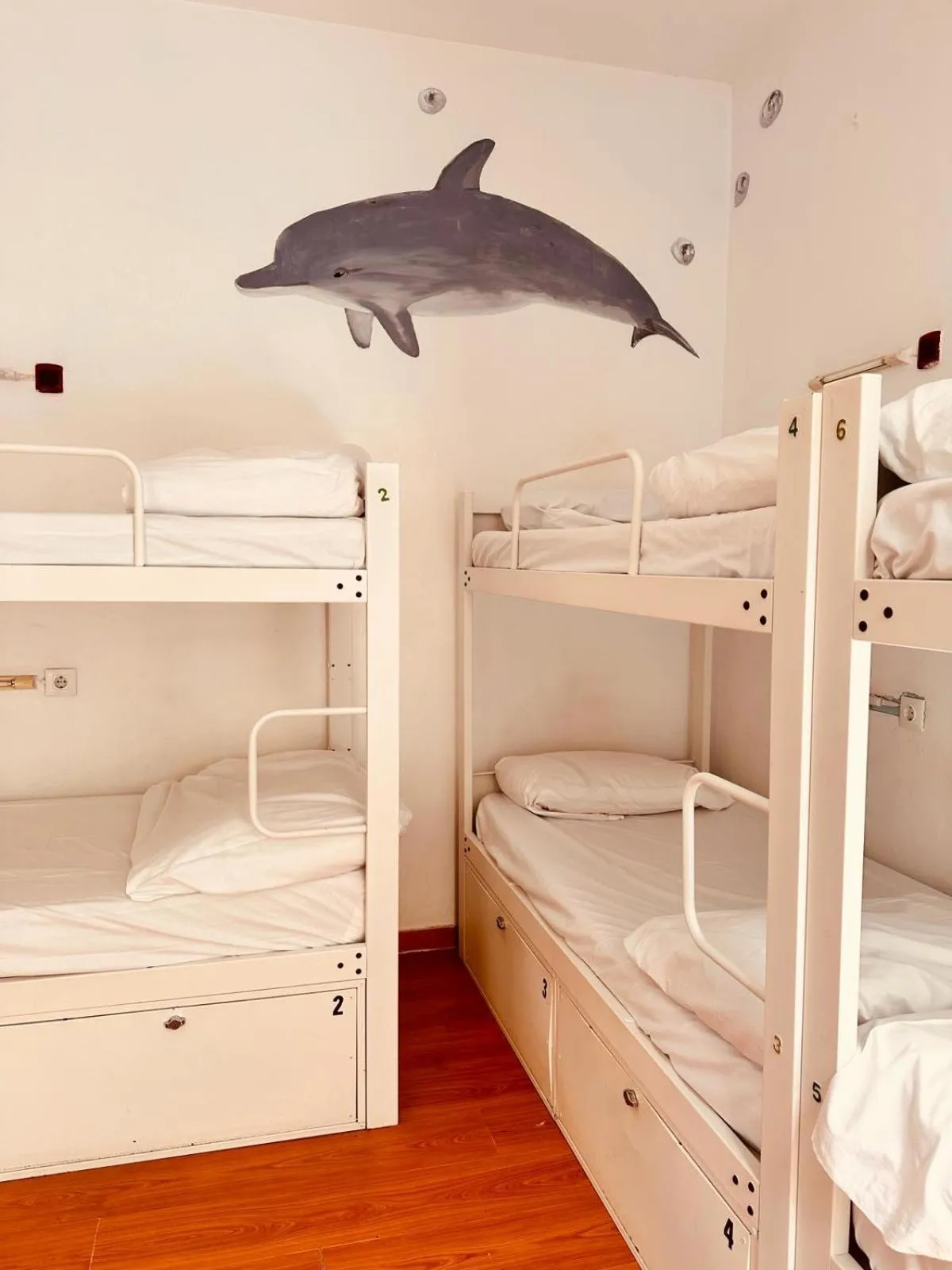 Bed in Mediterranean Hostel Barcelona