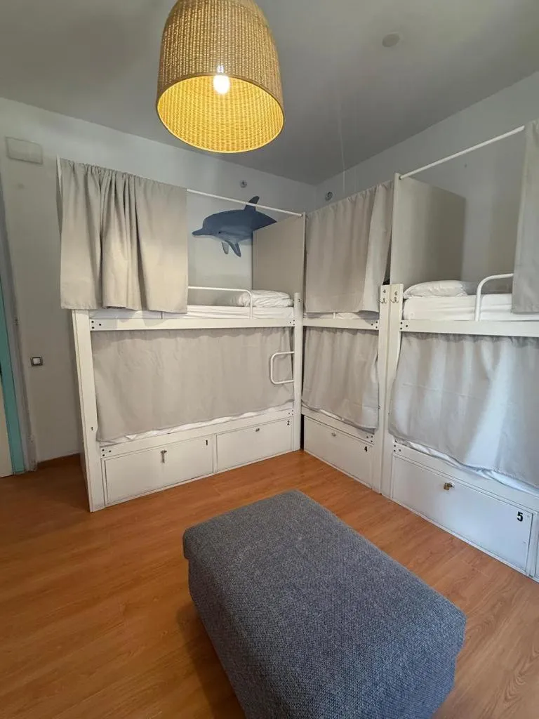 Bed in Mediterranean Hostel Barcelona