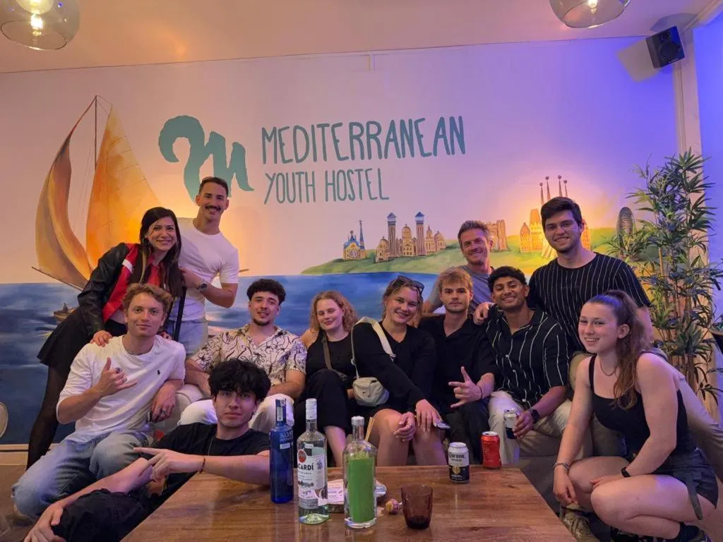 Night in Mediterranean Hostel Barcelona