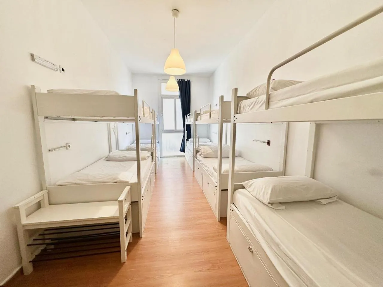 bunk bed, Bed in Mediterranean Hostel Barcelona