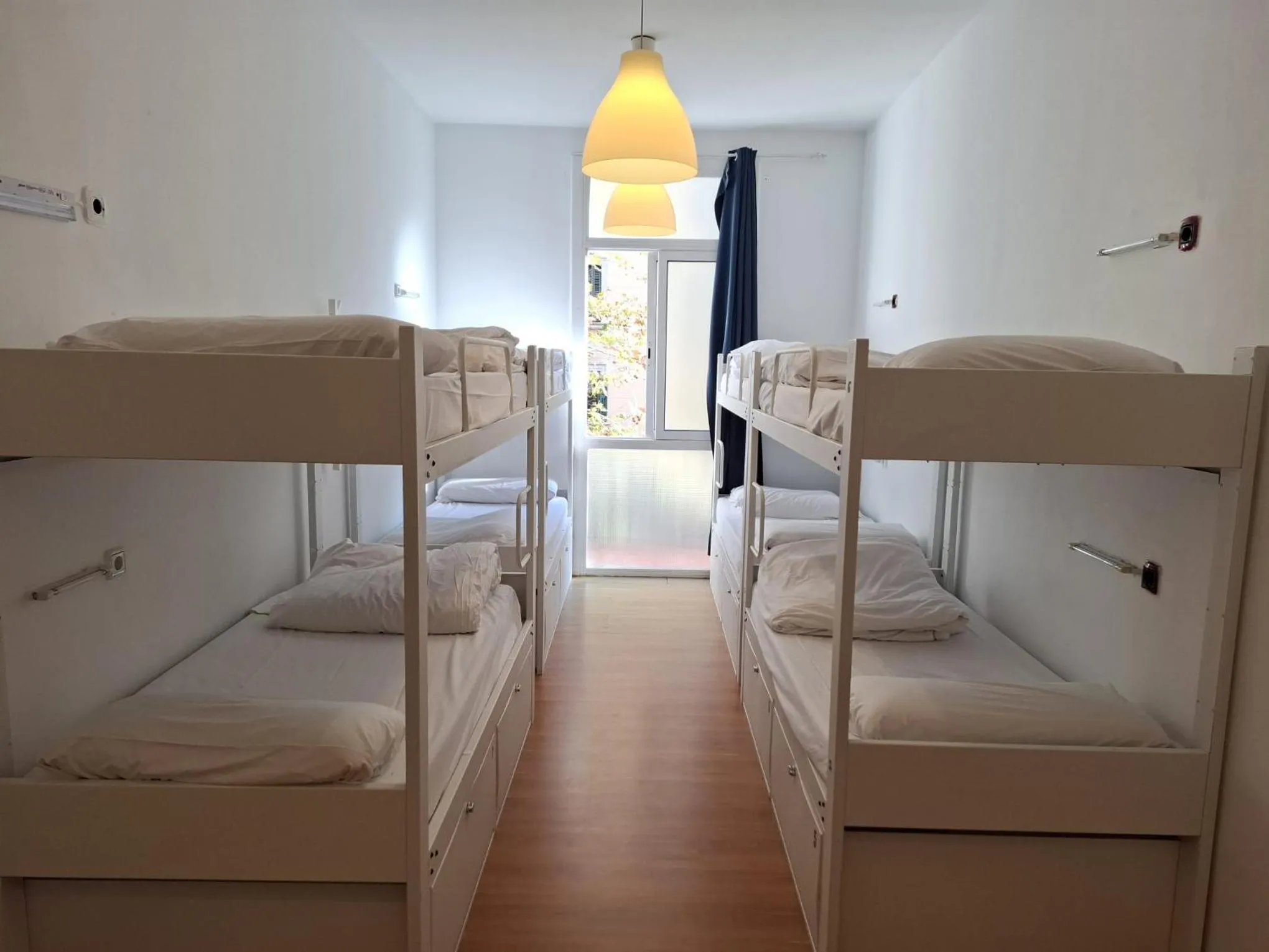 Bedroom, Bed in Mediterranean Hostel Barcelona