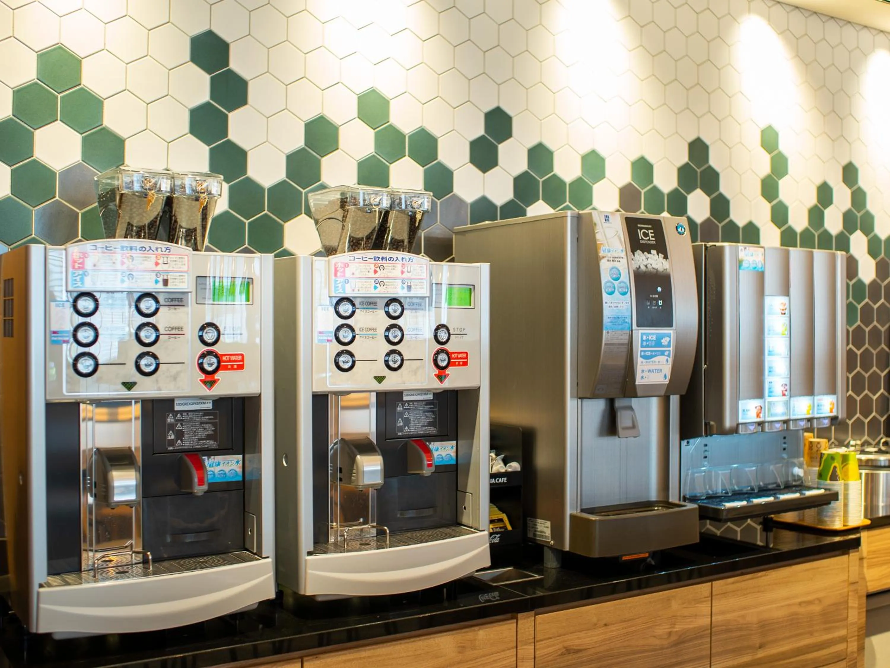 Drinks in Super Hotel Tokyo Shiba