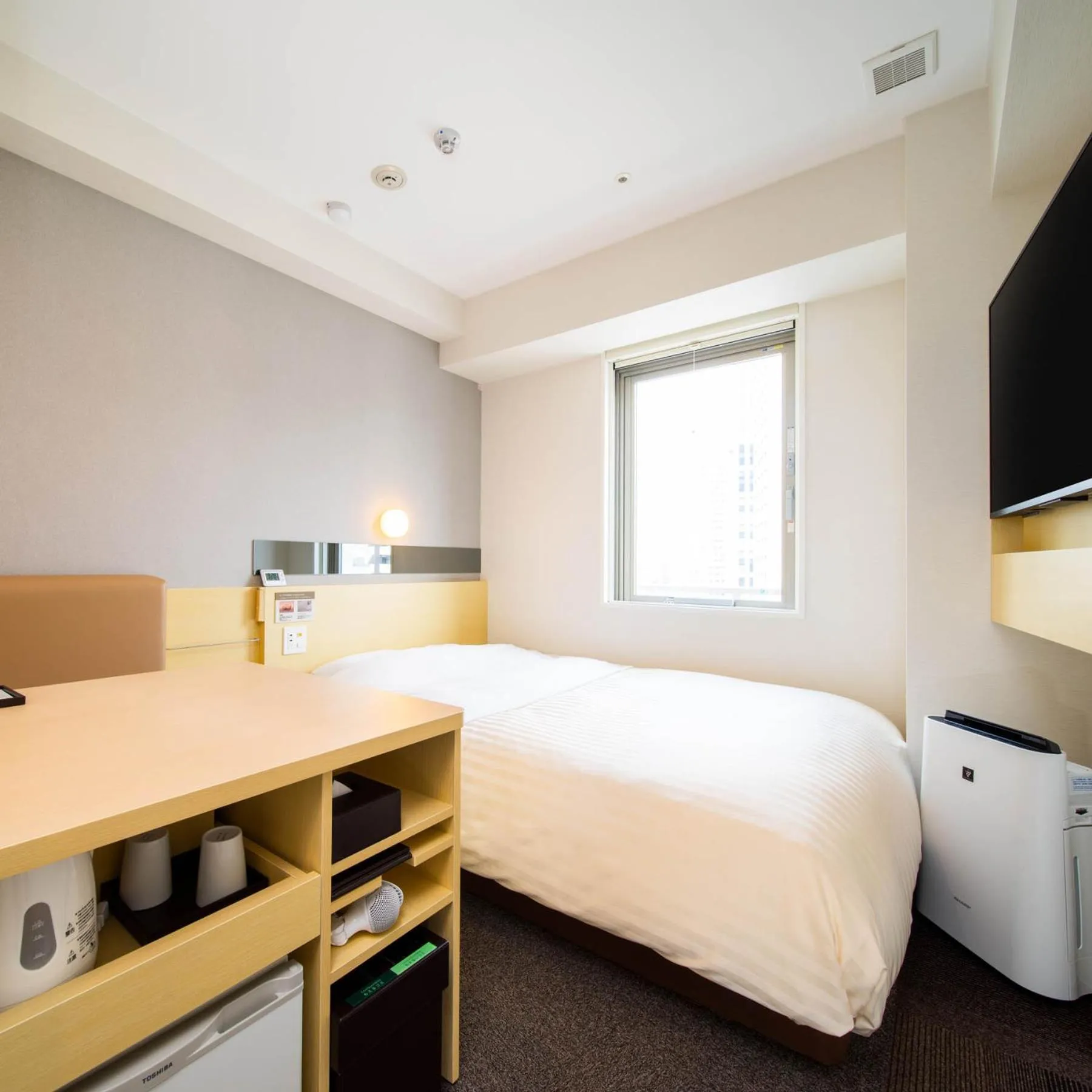 Photo of the whole room, Bed in Super Hotel Tokyo Shiba