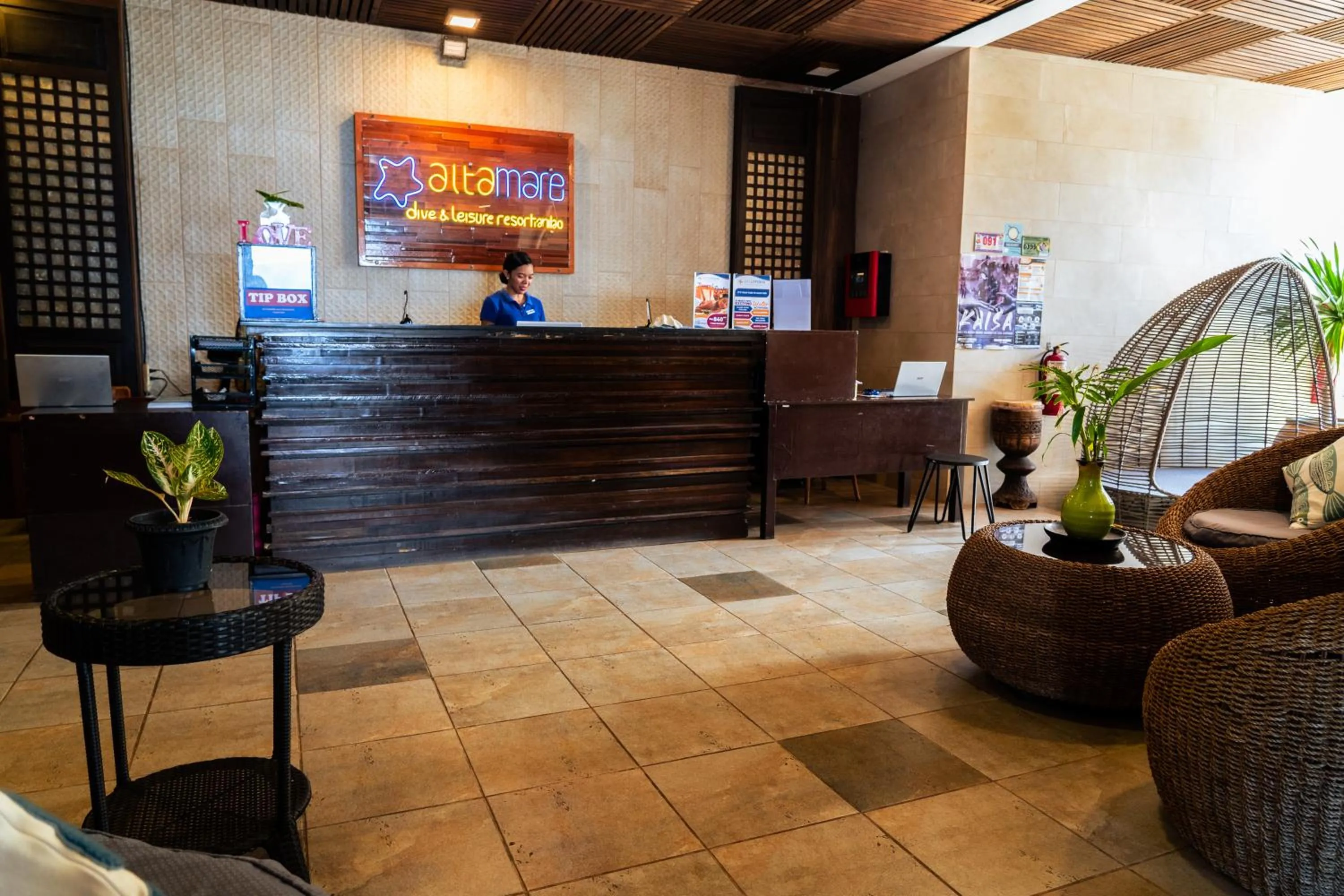 Lobby or reception in Altamare Dive and Leisure Resort Anilao