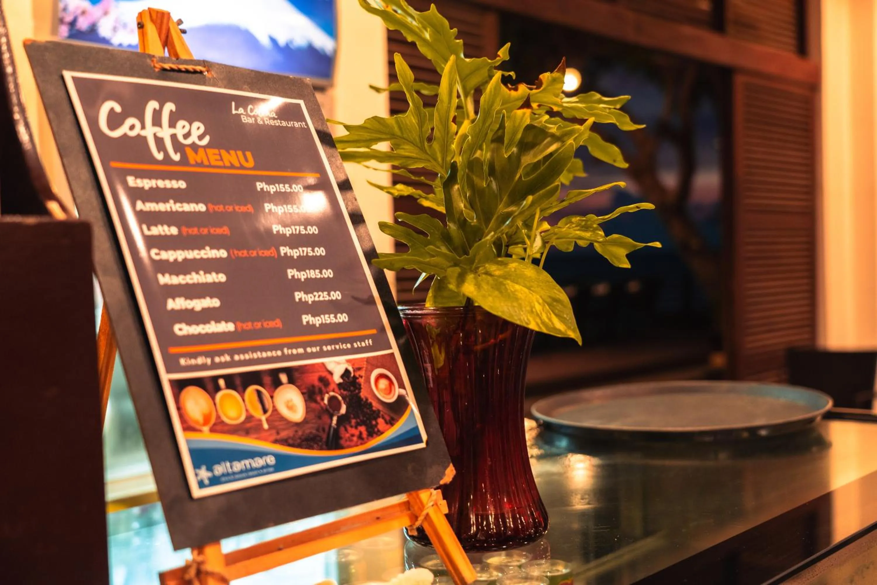 Restaurant/places to eat in Altamare Dive and Leisure Resort Anilao