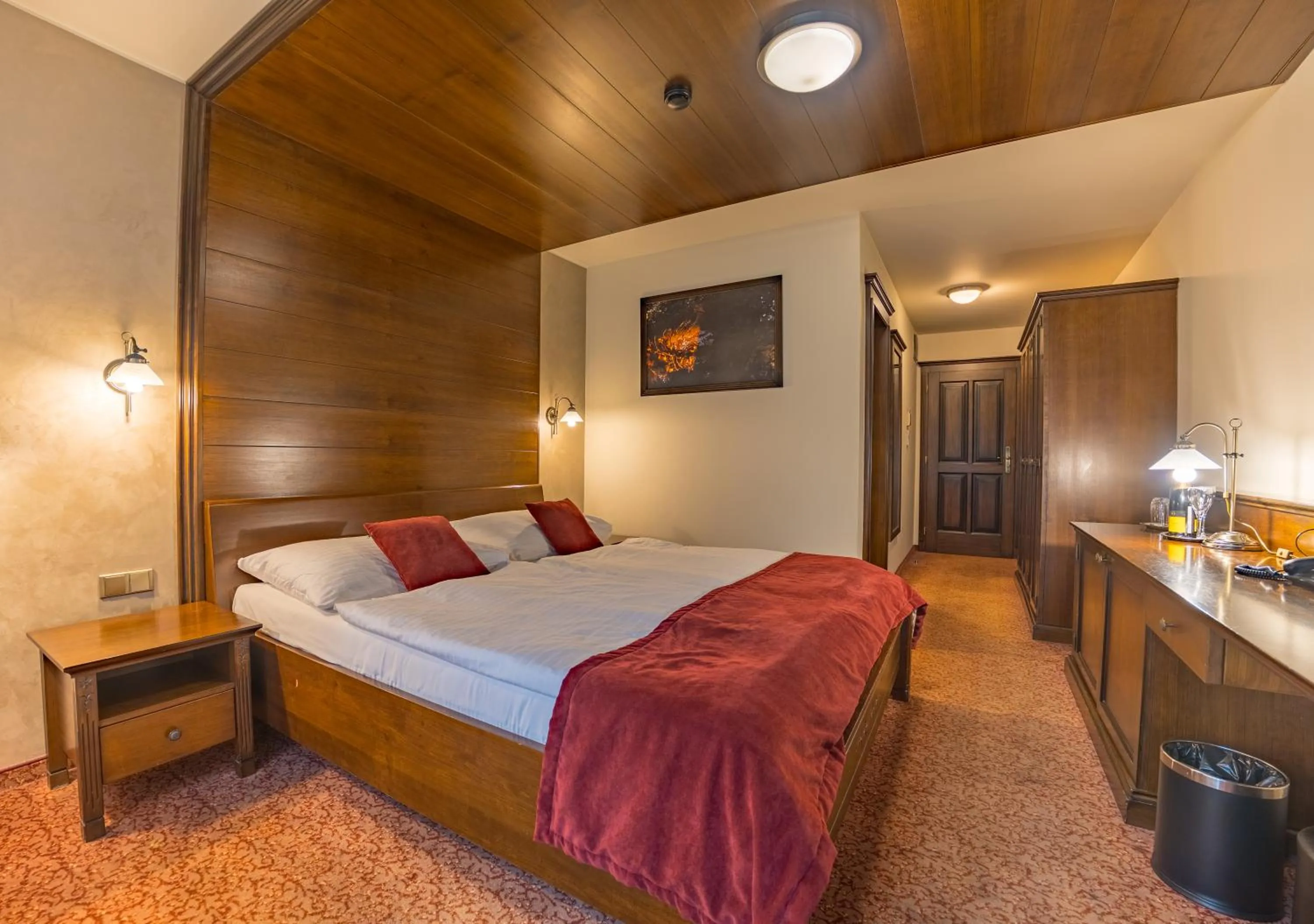 Photo of the whole room, Bed in APLEND Wellness Hotel Borovica