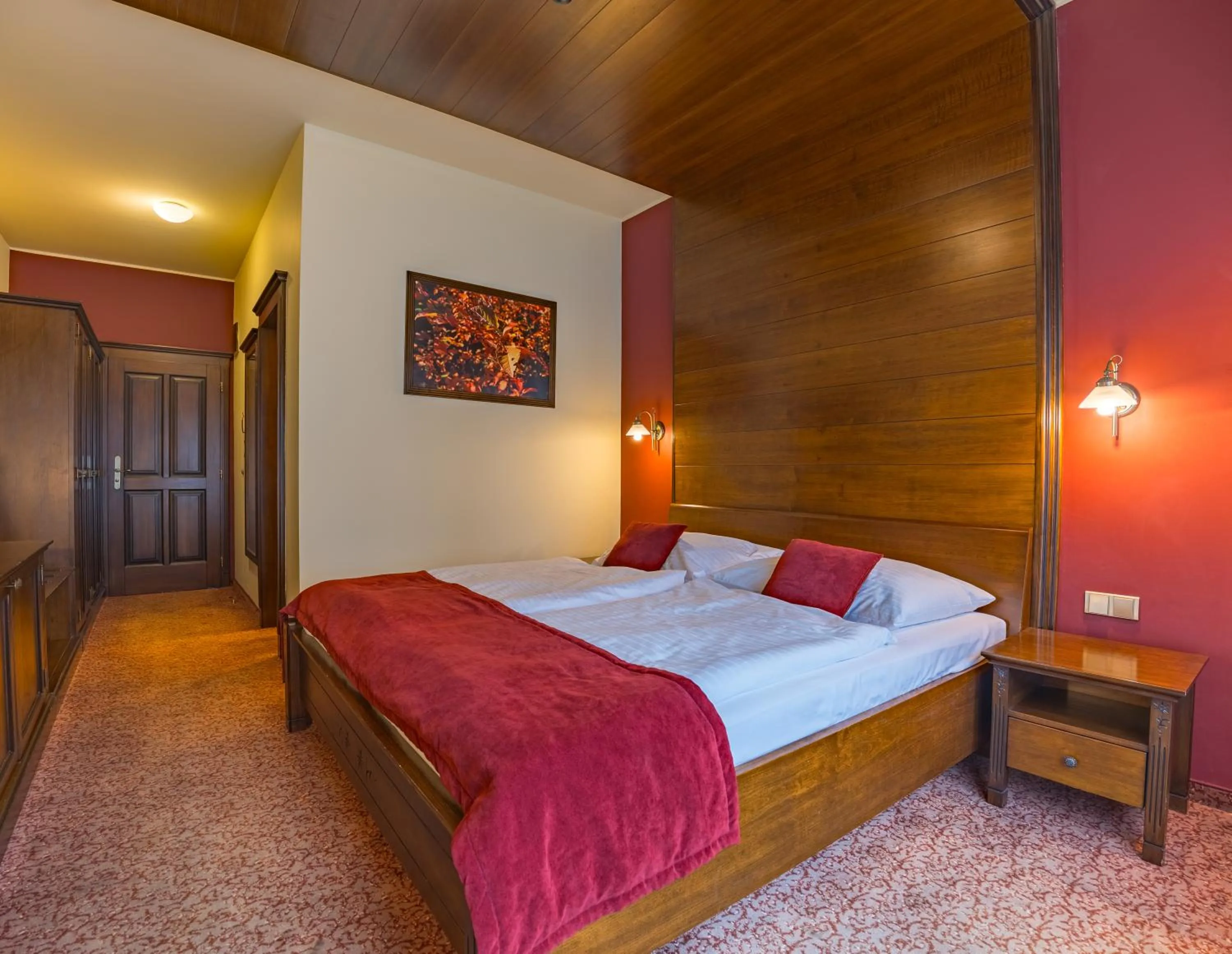 Photo of the whole room, Bed in APLEND Wellness Hotel Borovica