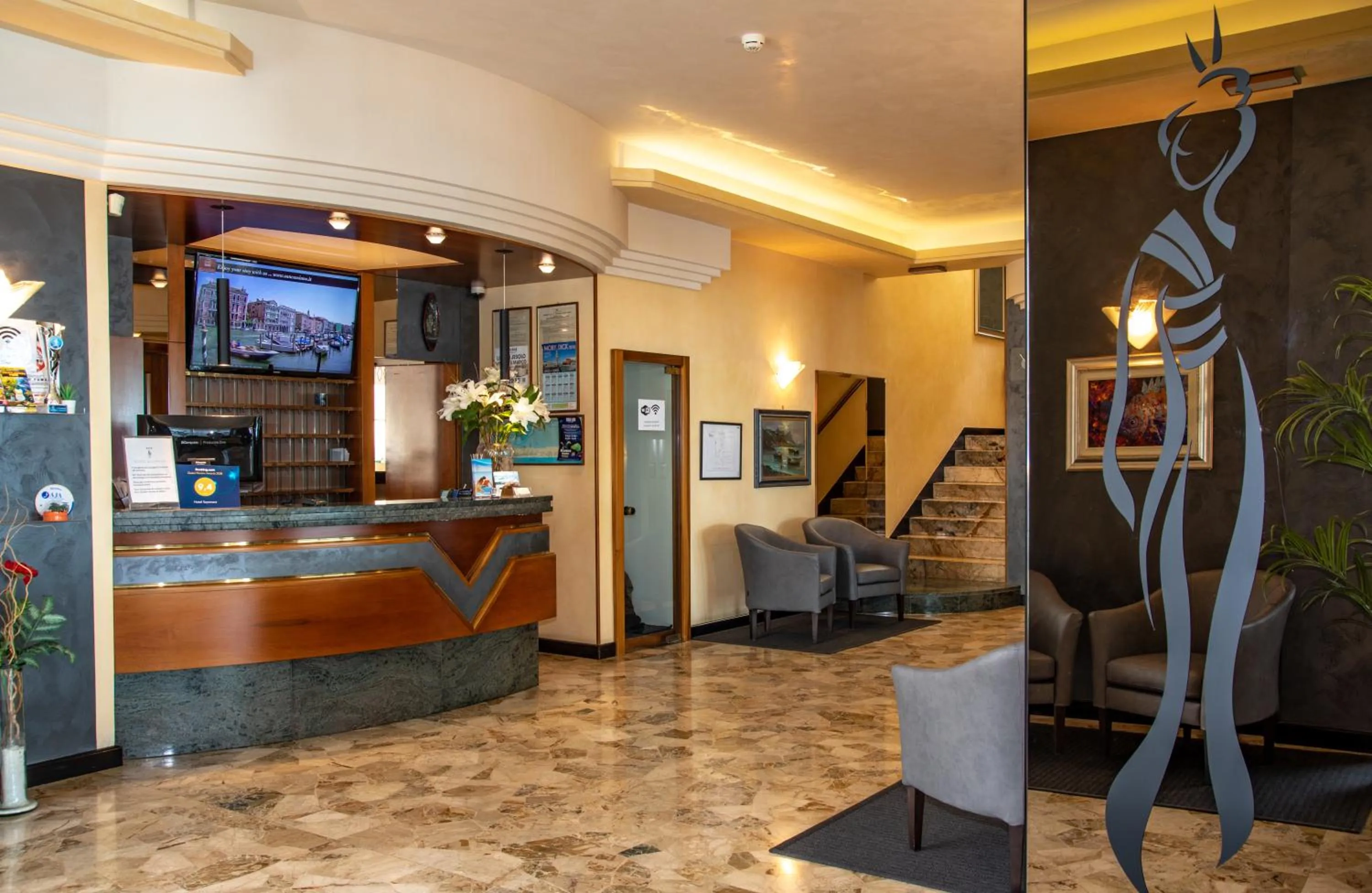 Lobby or reception in Hotel Sayonara