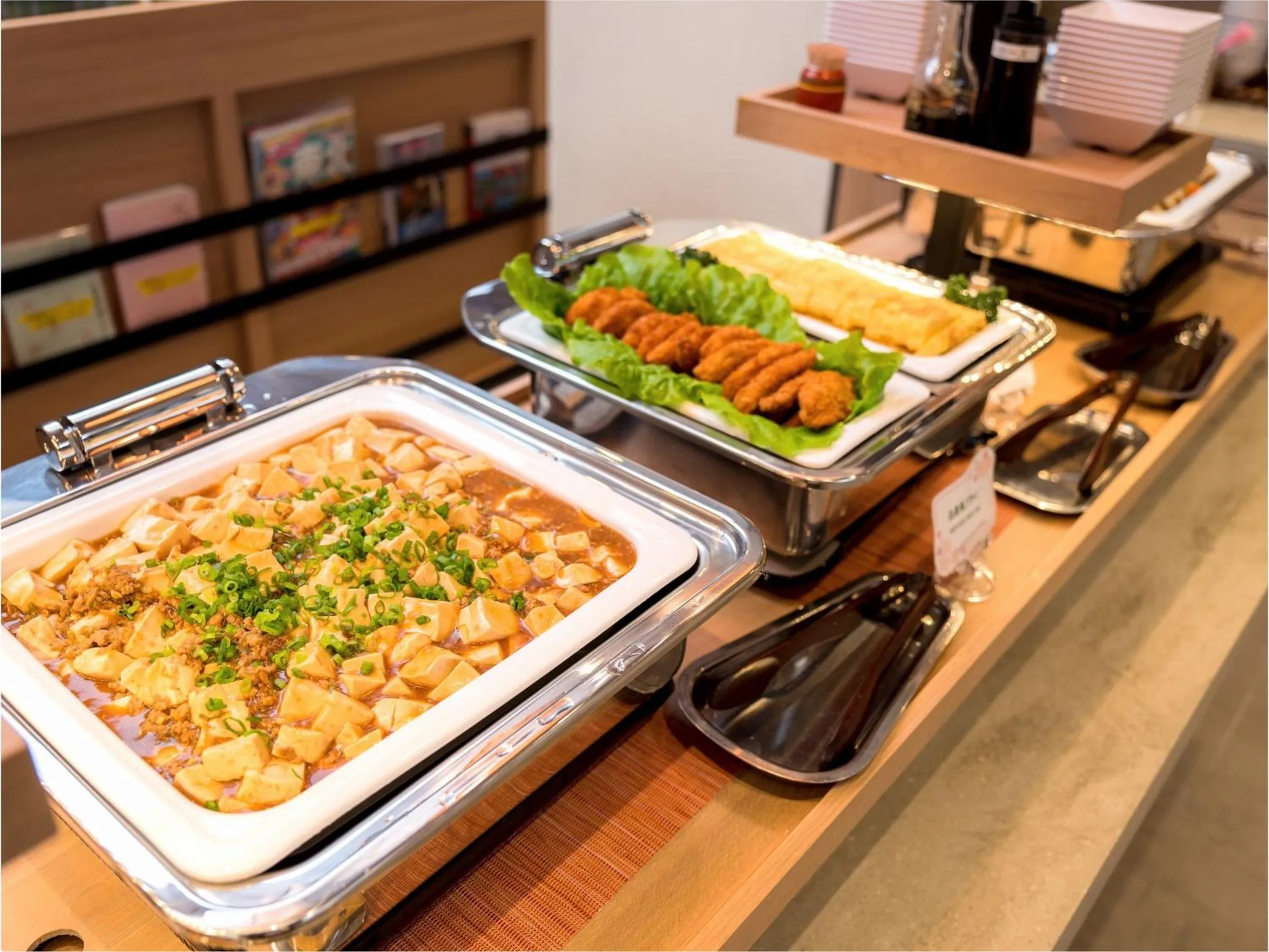 Buffet breakfast in Super Hotel Hirosaki