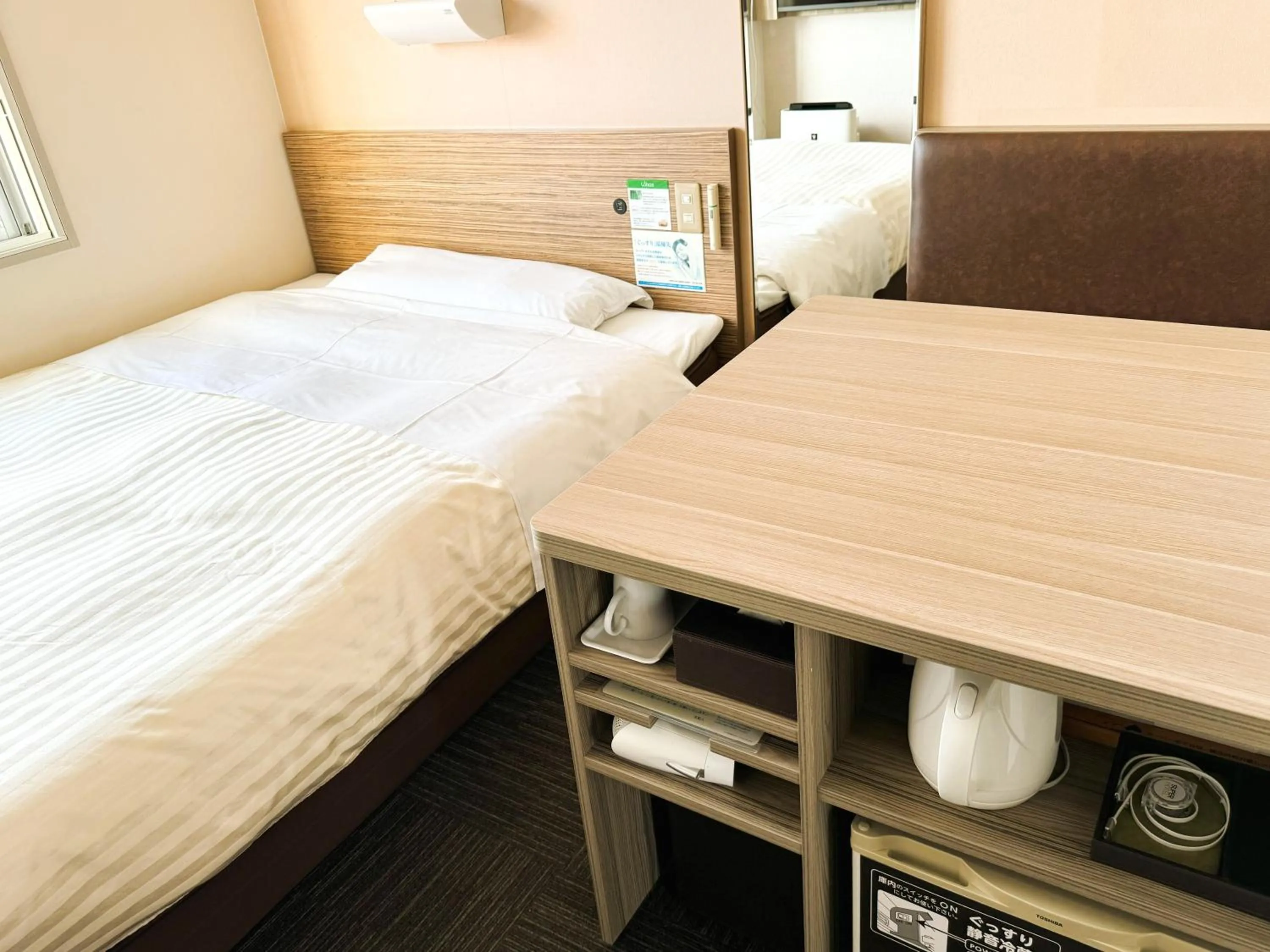 Bed in Super Hotel Hirosaki