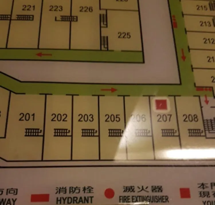 Floor plan in Chateau Motel & Spa