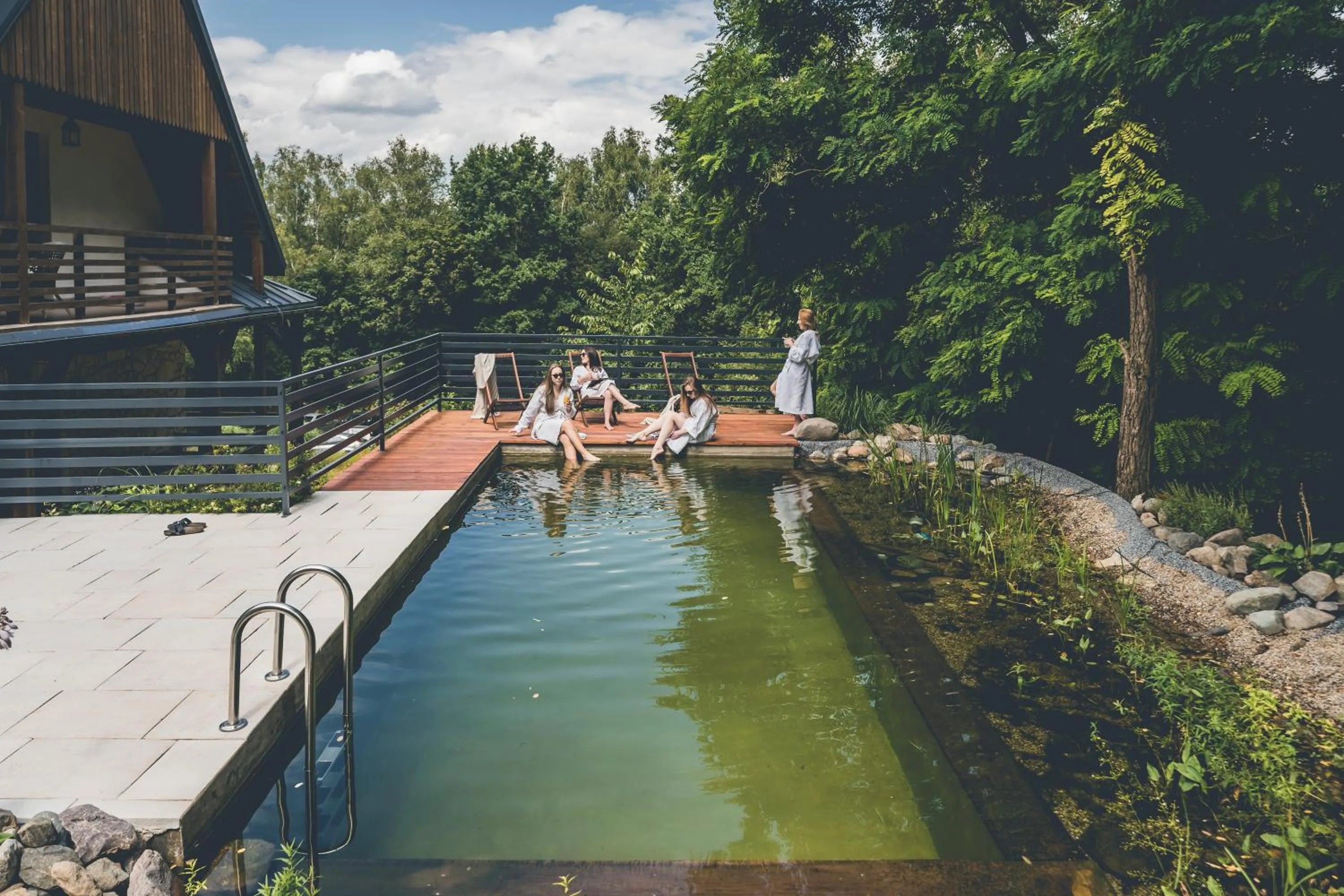 Garden in Łubinowe Wzgórze - Wioska Zdrowia
