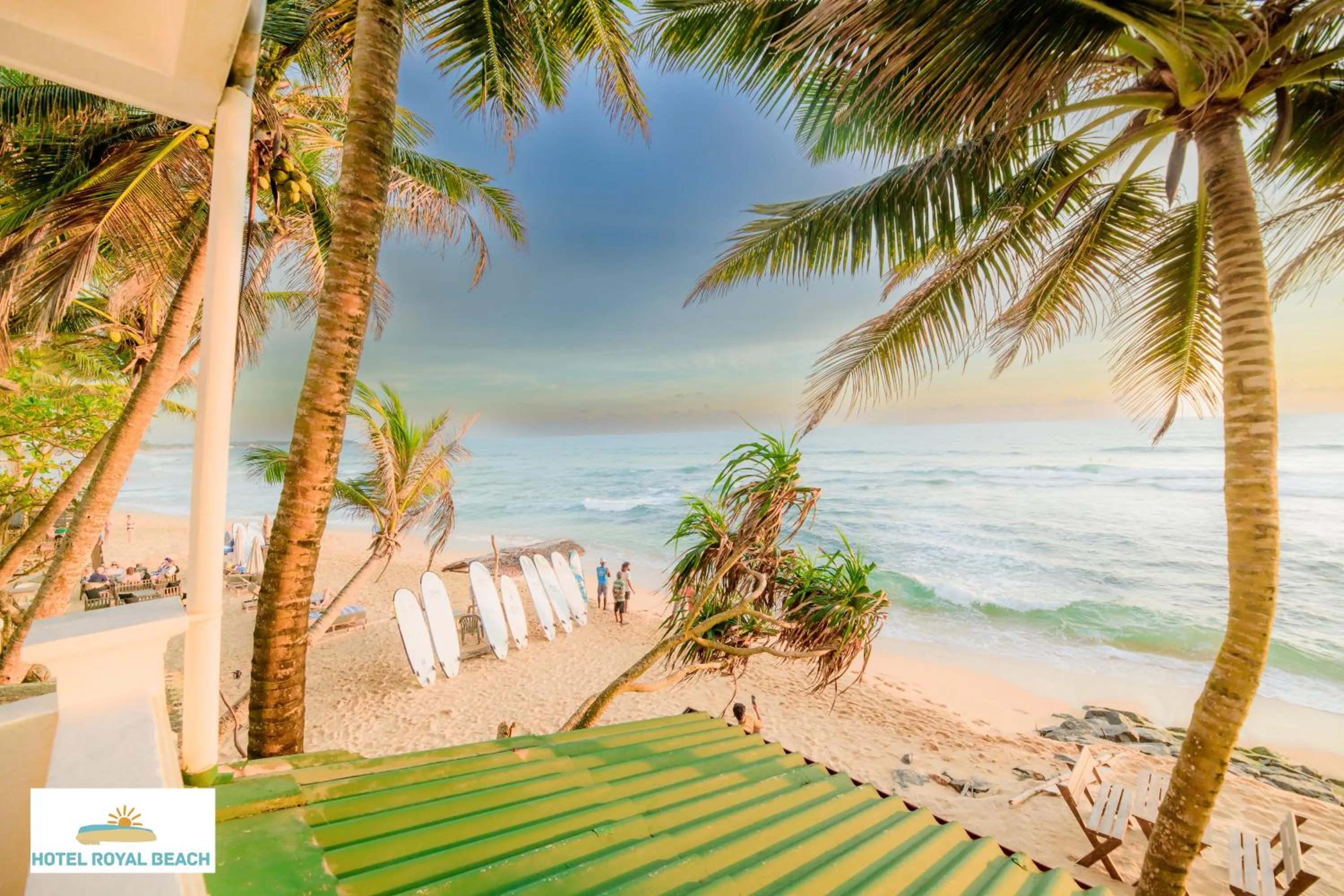 Beach in Royal Beach Hotel Hikkaduwa