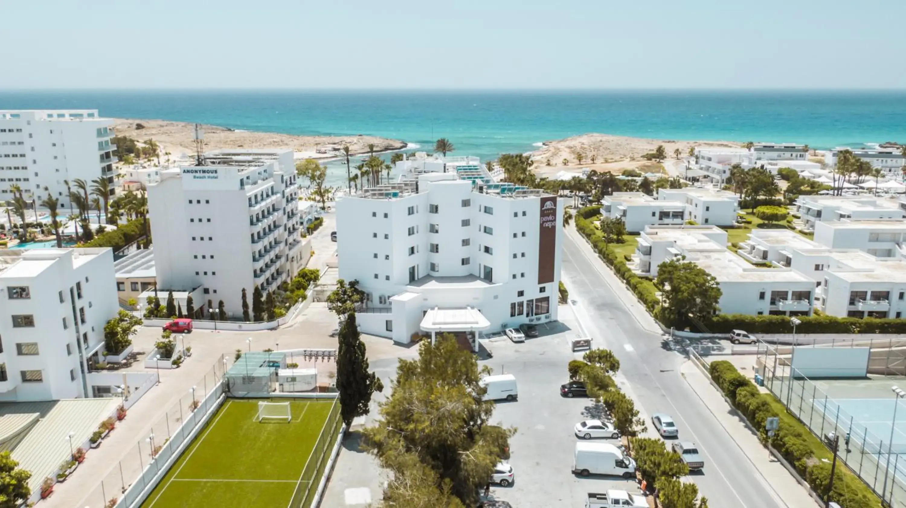 Property building, Bird's-eye View in Pavlo Napa Beach Hotel