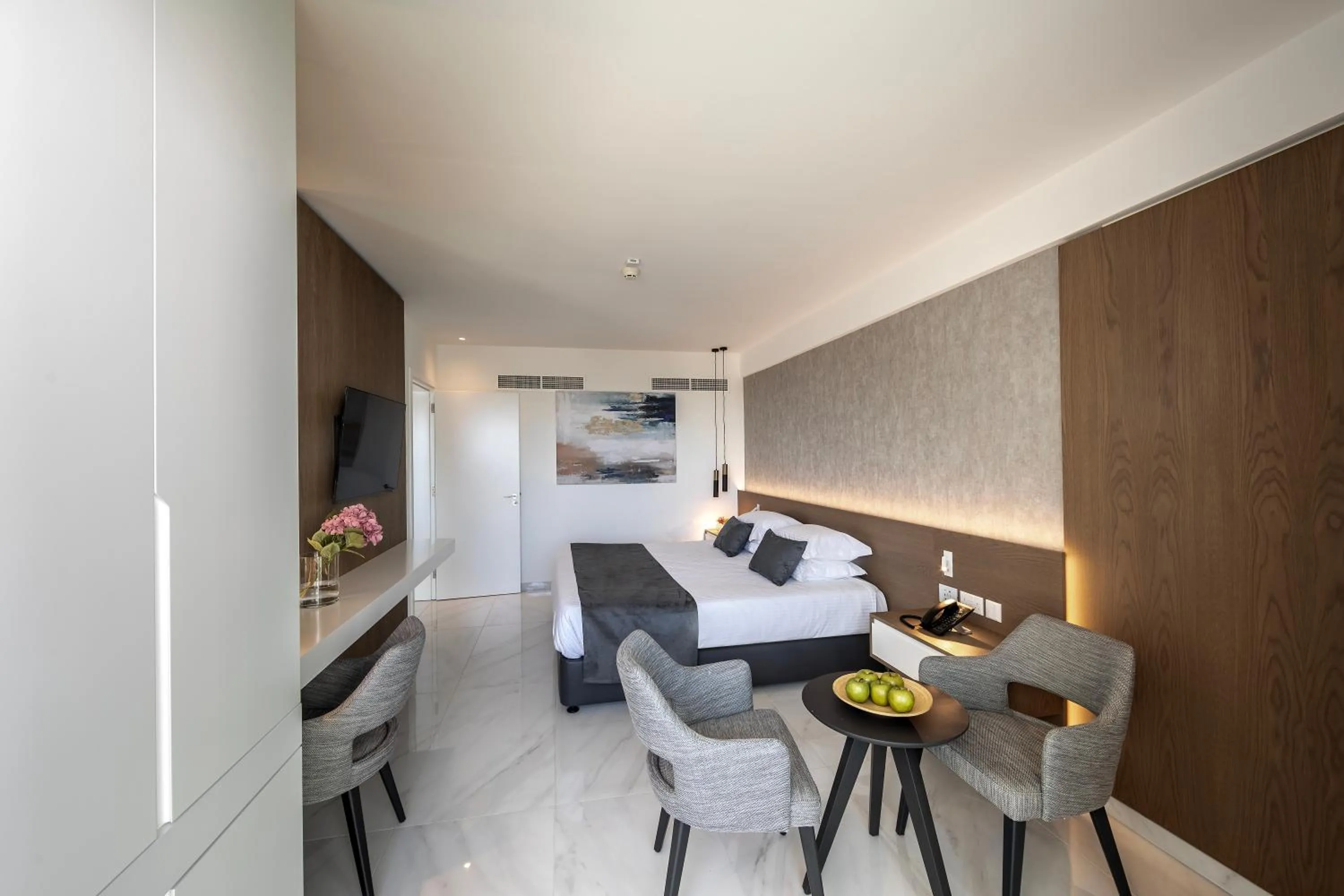 Bed in Pavlo Napa Beach Hotel